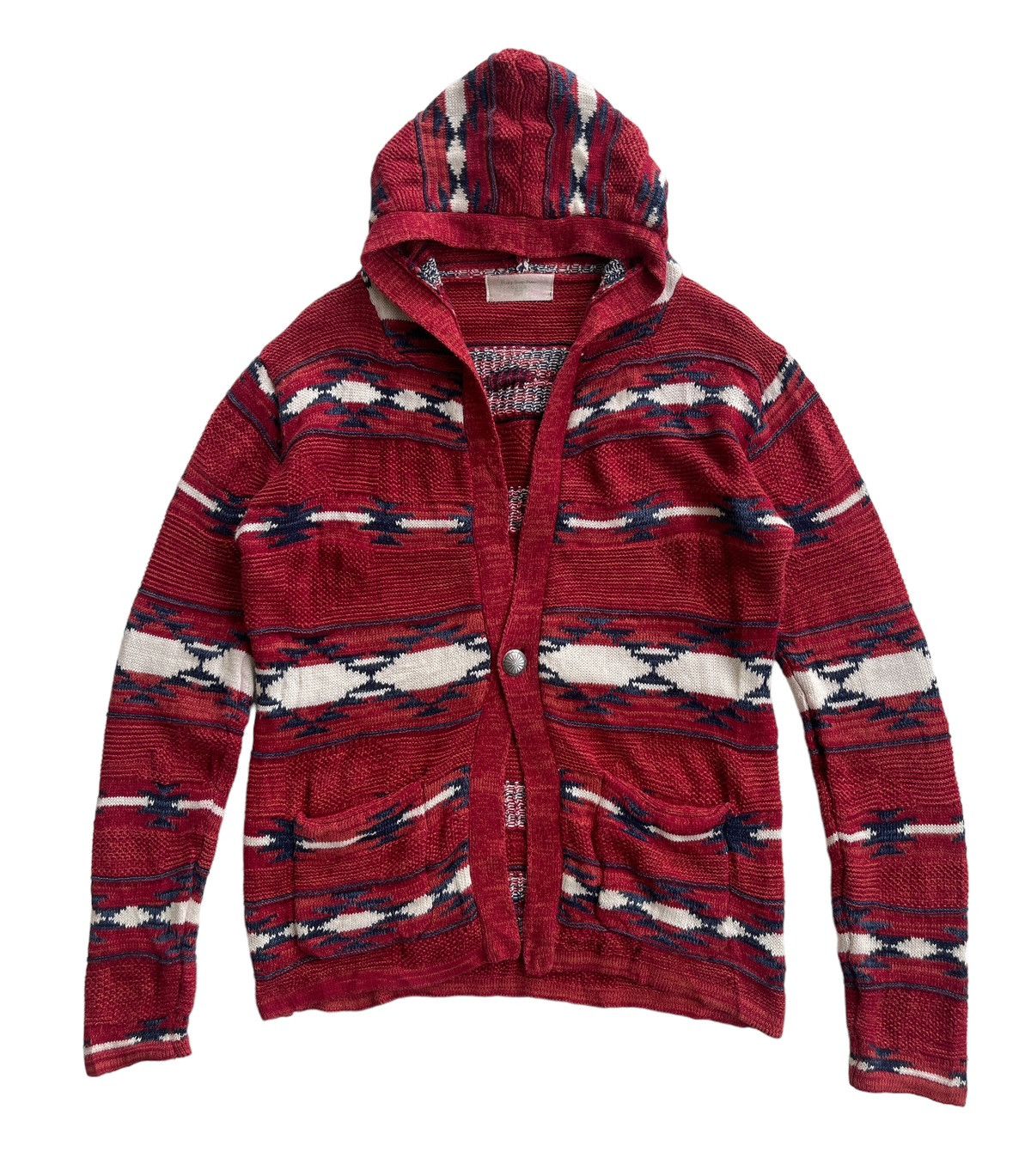 Japanese Brand Vintage Cable Knit Aztec Sweater Size US M / EU 48-50 / 2 - 3 Thumbnail
