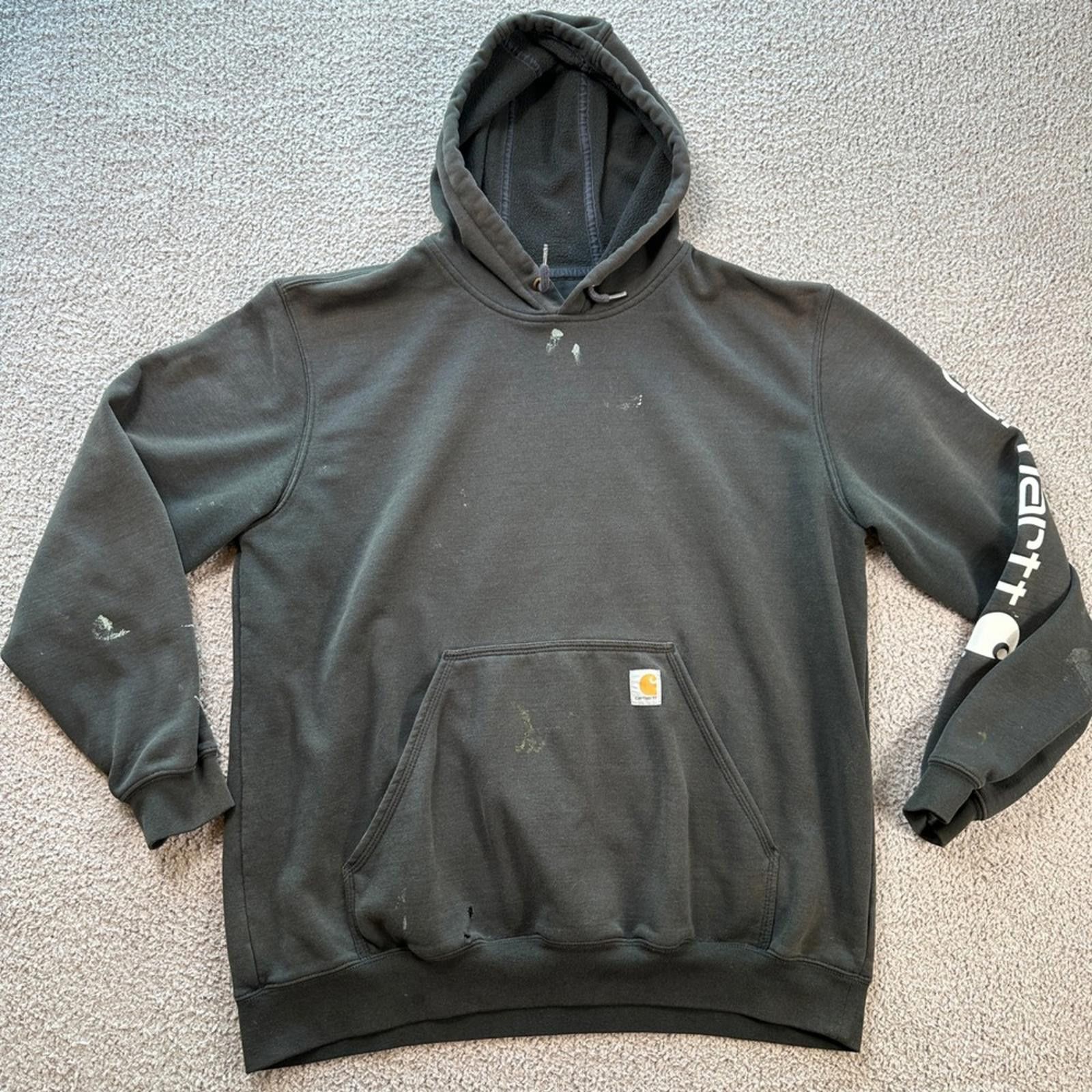 Carhartt Carhartt K288 Hoodie XL Original Fit Black Workwear Sleeve Size US XL / EU 56 / 4 - 1 Thumbnail