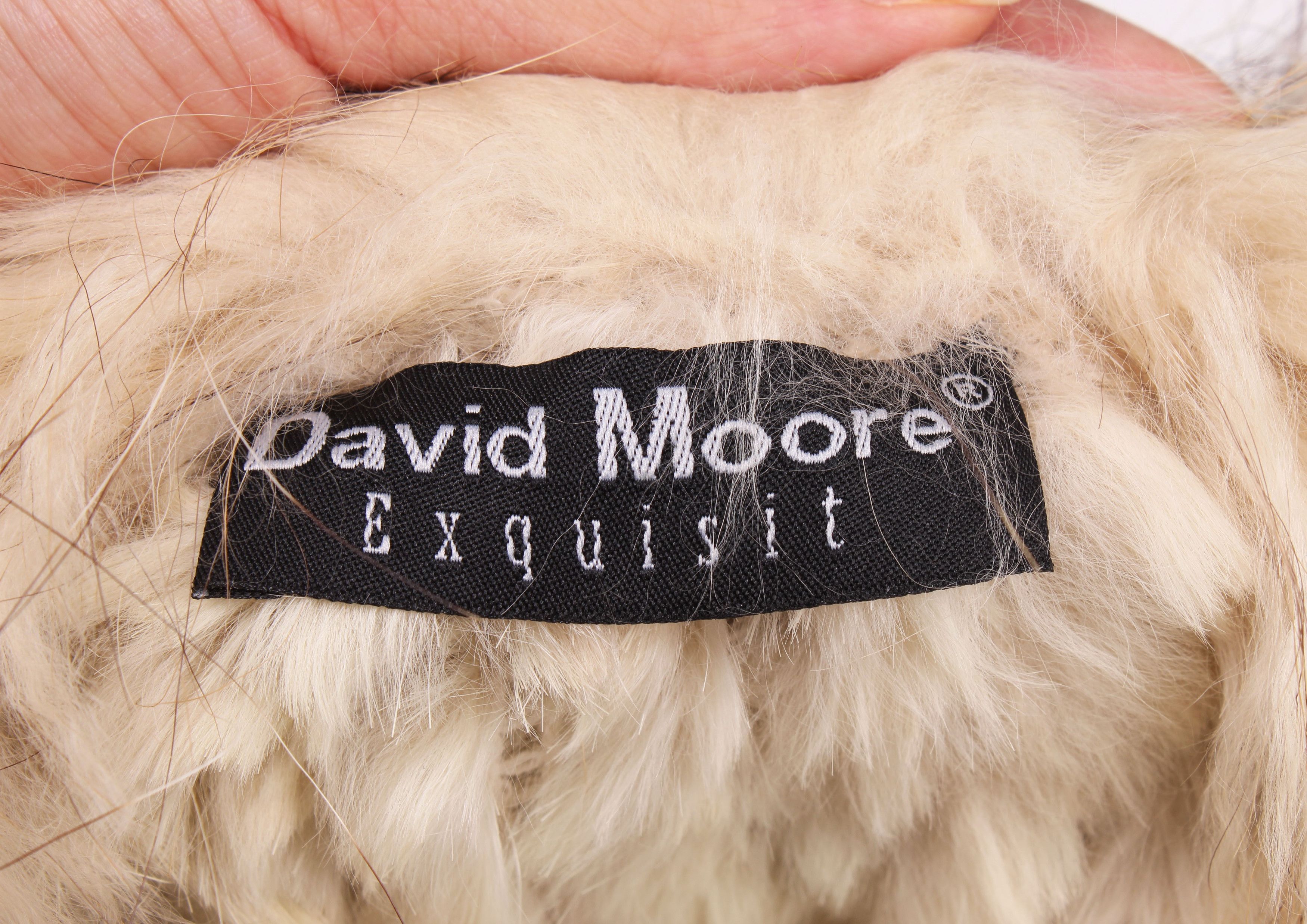 Designer × Vintage Vintage David Moore Y2K Mob Wife Rabbit Racoon Mix Fur Vest Size S / US 4 / IT 40 - 9 Thumbnail