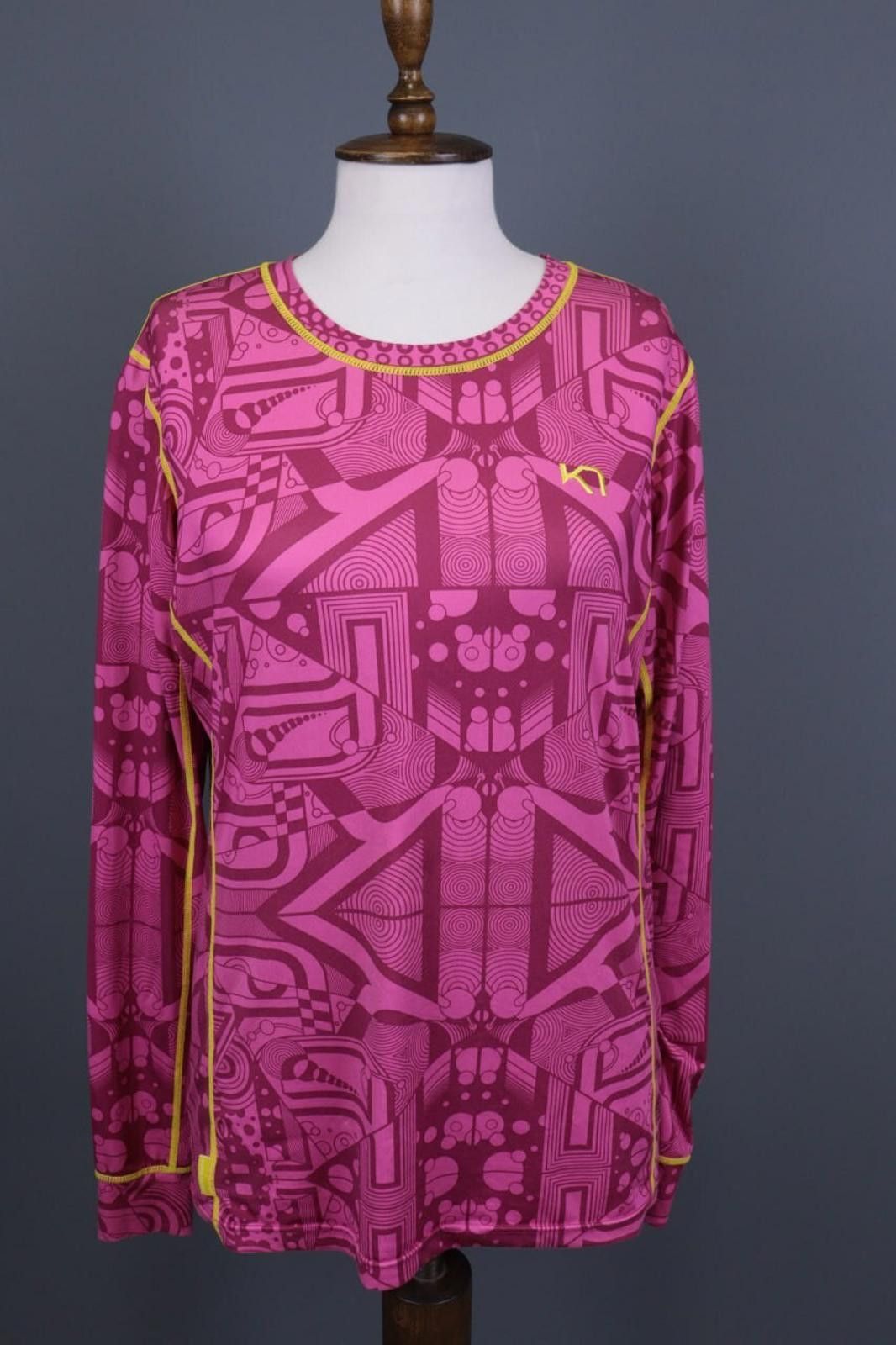 Designer Kari Traa Pink Geometric Logo Thermo Base Layer Size XL Size XL / US 12-14 / IT 48-50 - 1 Thumbnail