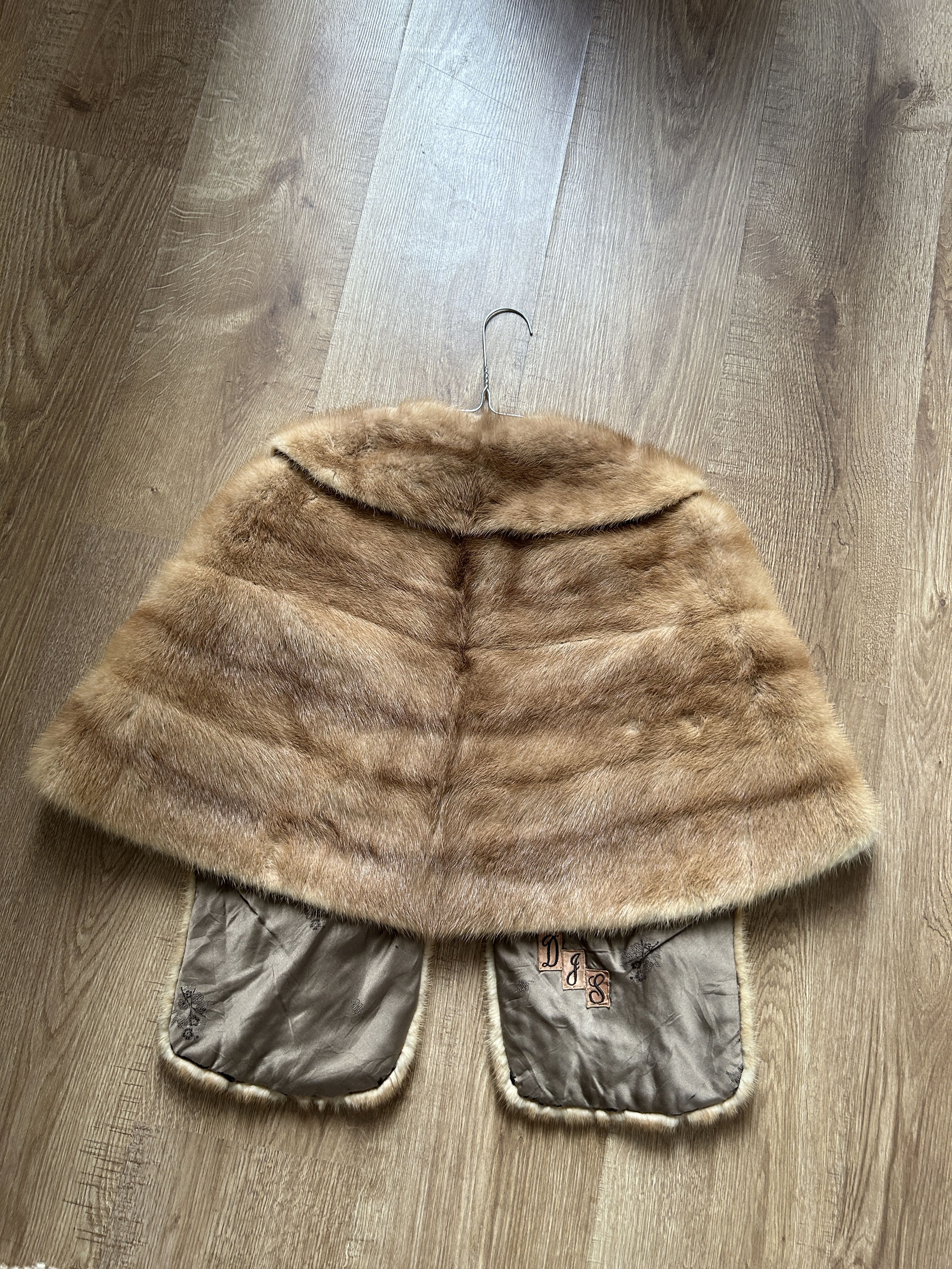 Other Vintage Rabbit Fur Cape Coat – Rare Russian Export Size M / US 6-8 / IT 42-44 - 3 Thumbnail