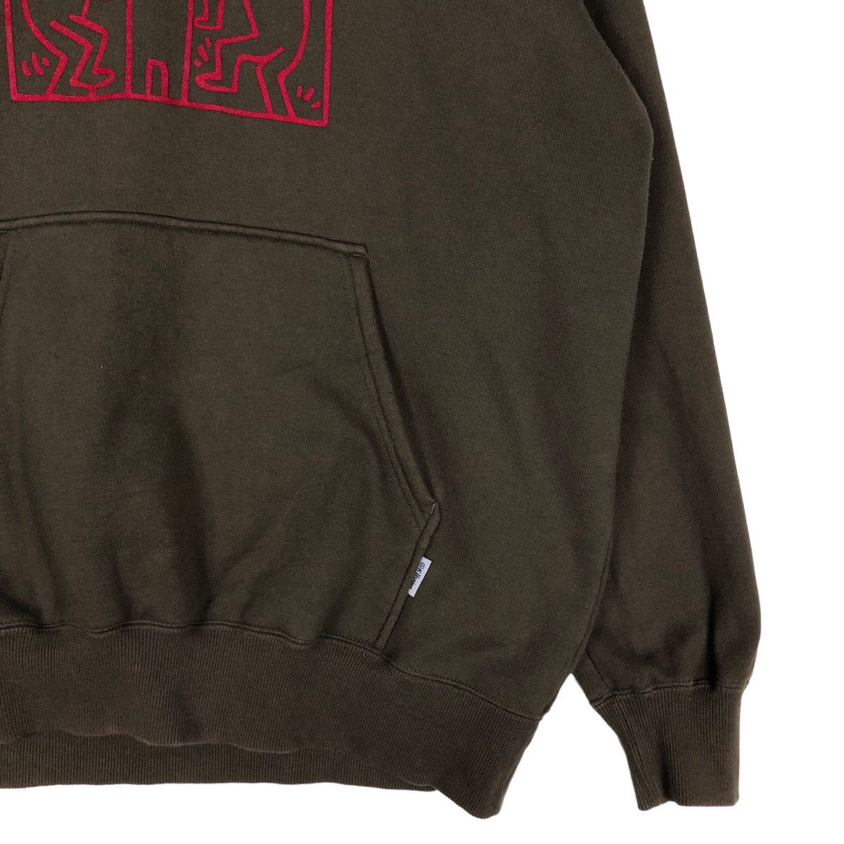 Japanese Brand 🔥Vintage Hoodie Pull Over Keith Haring Big Logo Size US L / EU 52-54 / 3 - 5 Thumbnail