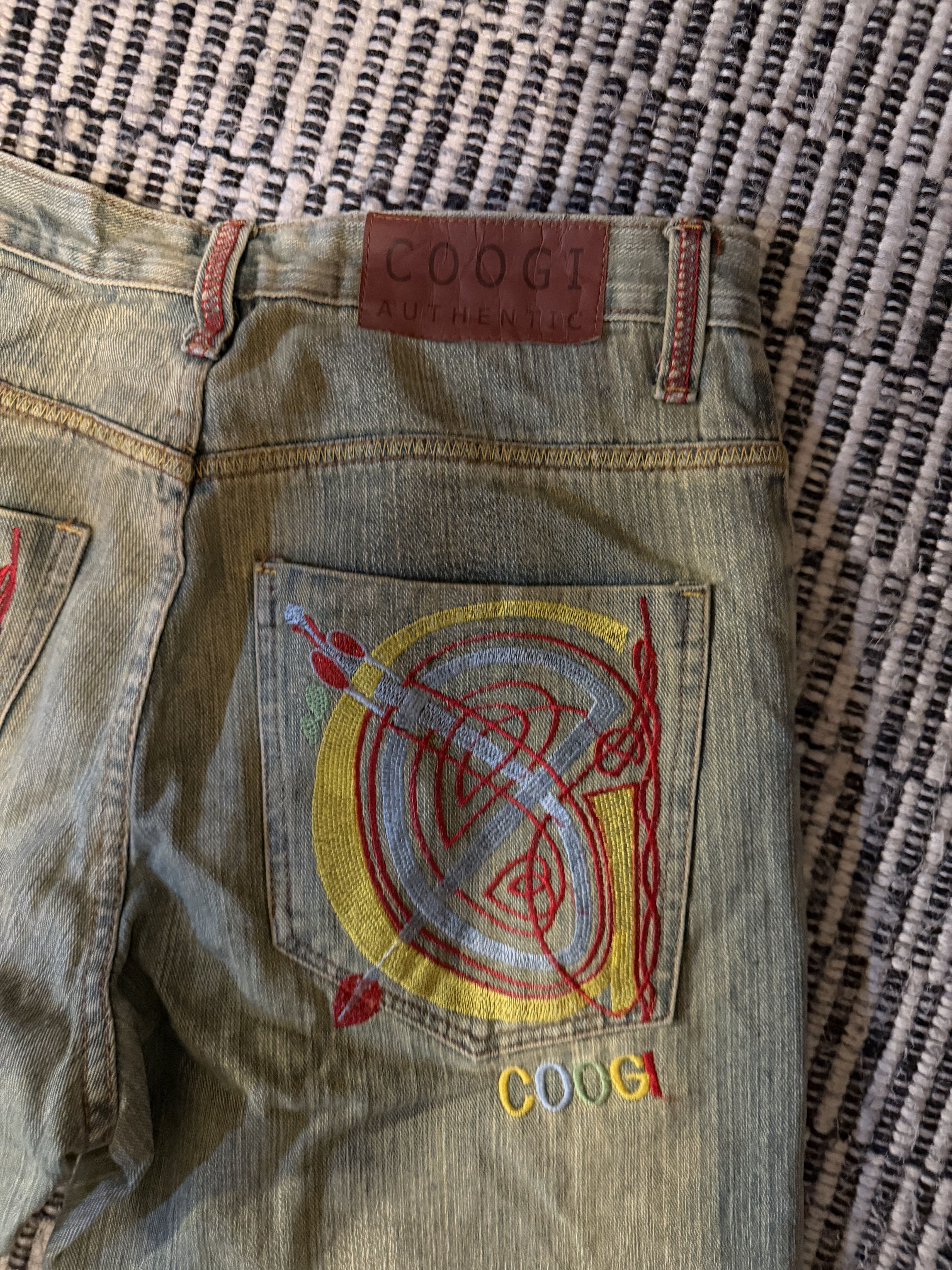Coogi Vaqueros COOGI Vintage Bordados -Baggy Hip Hop Y2K Talla W34 Size US 34 / EU 50 - 4 Thumbnail