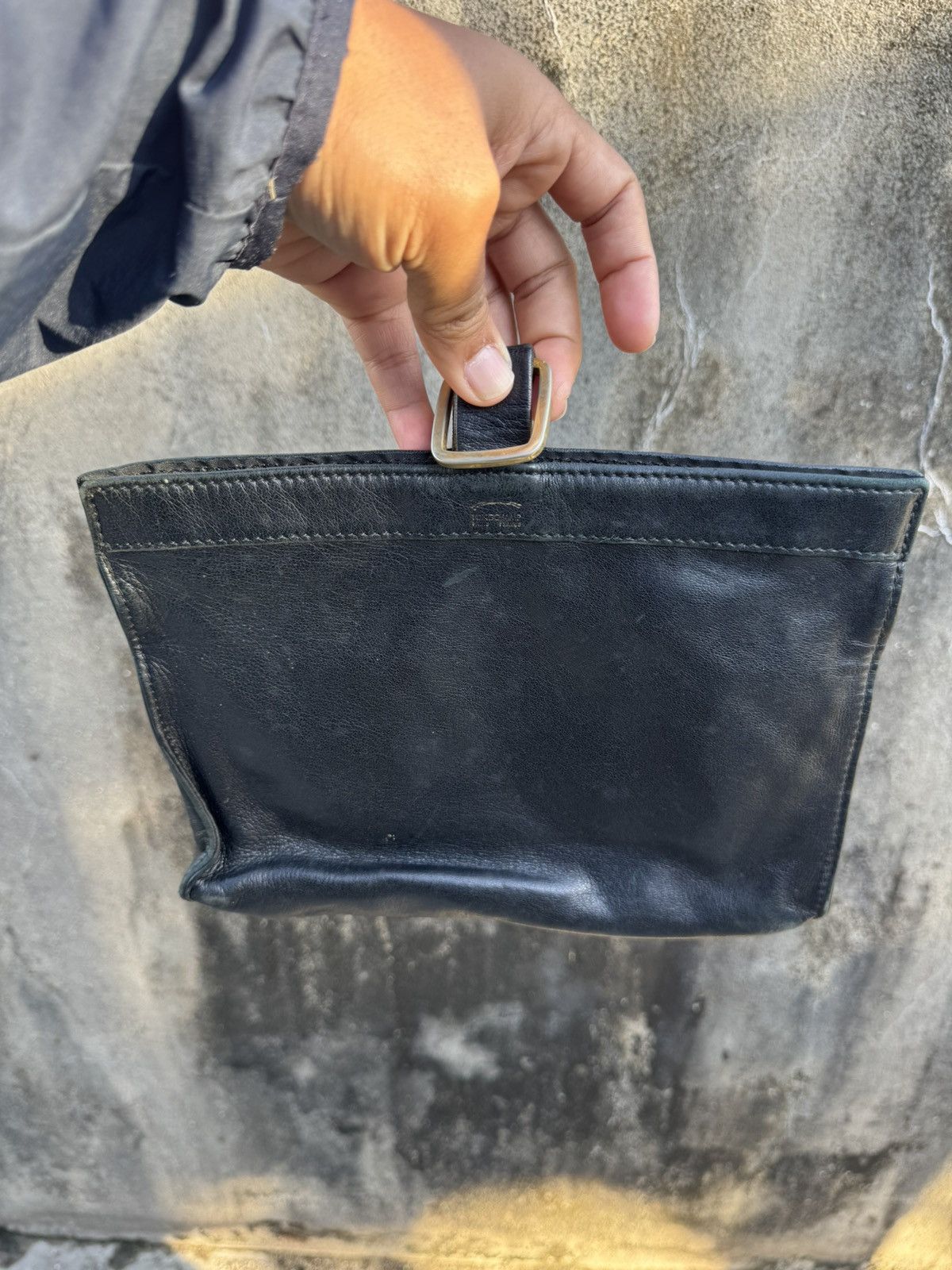 Longchamp Longchamp Leather Clutch Pouch Size ONE SIZE - 5 Thumbnail