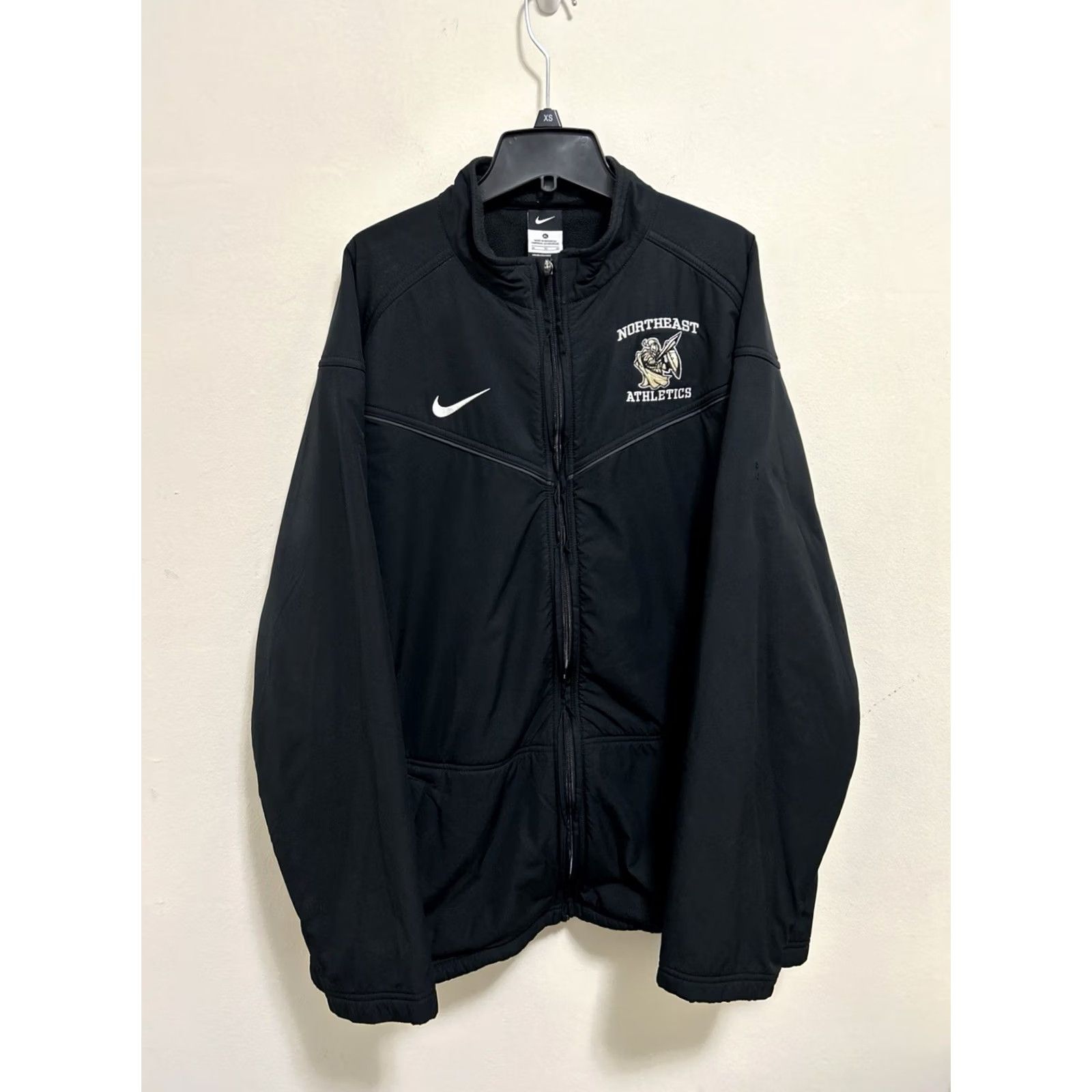 Nike Nike Mens Jacket Dugout Tech Full Zip Black Lined Polyester Fleece Regular XL 453352-010 Mens Size US M / EU 48-50 / 2 - 2 Thumbnail