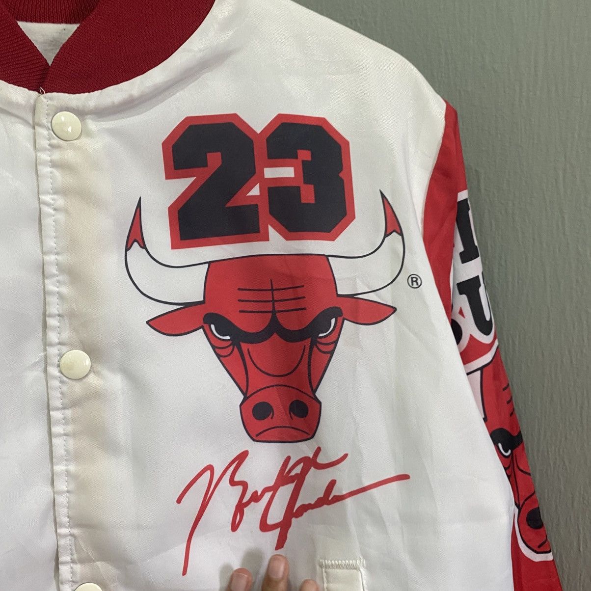 Chalk Line VTG 90s Michael Jordan Chicago Bulls Chalk Line Fanimation Size US S / EU 44-46 / 1 - 8 Thumbnail