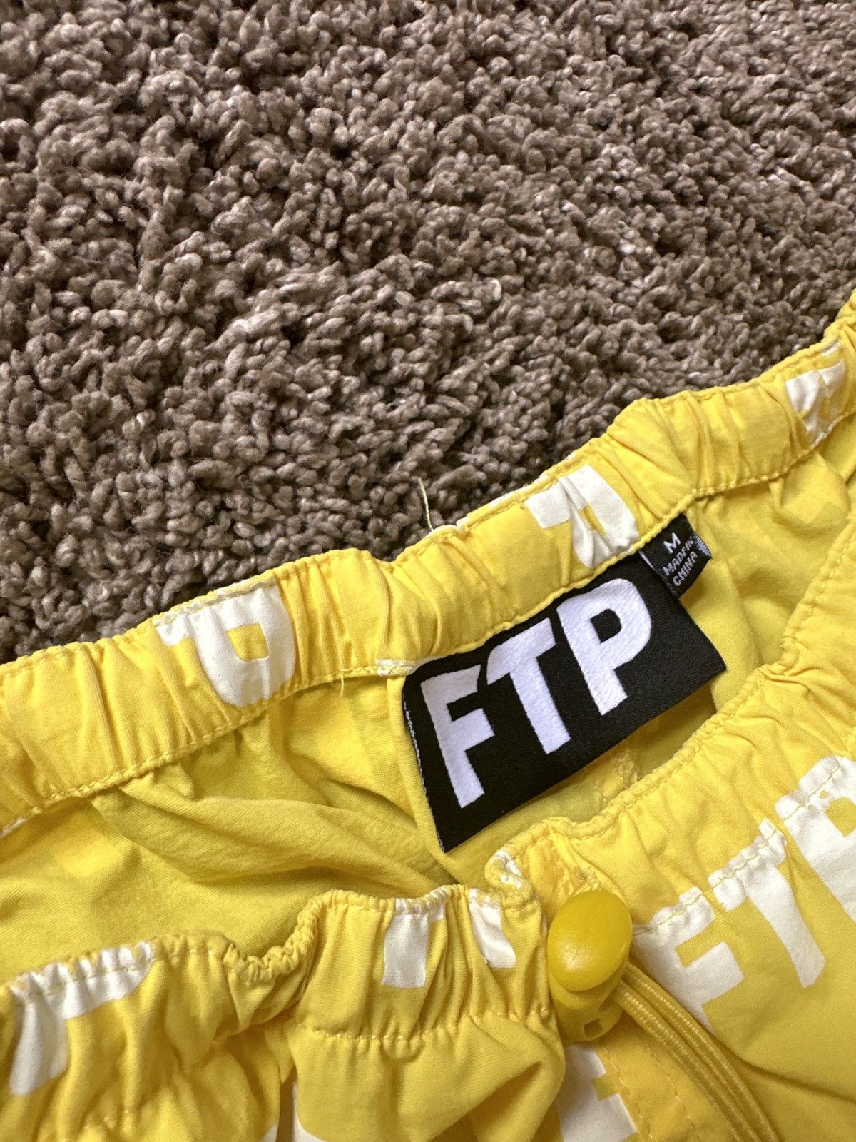 Fuck The Population Yellow FTP all over pants Size US 29 - 4 Thumbnail