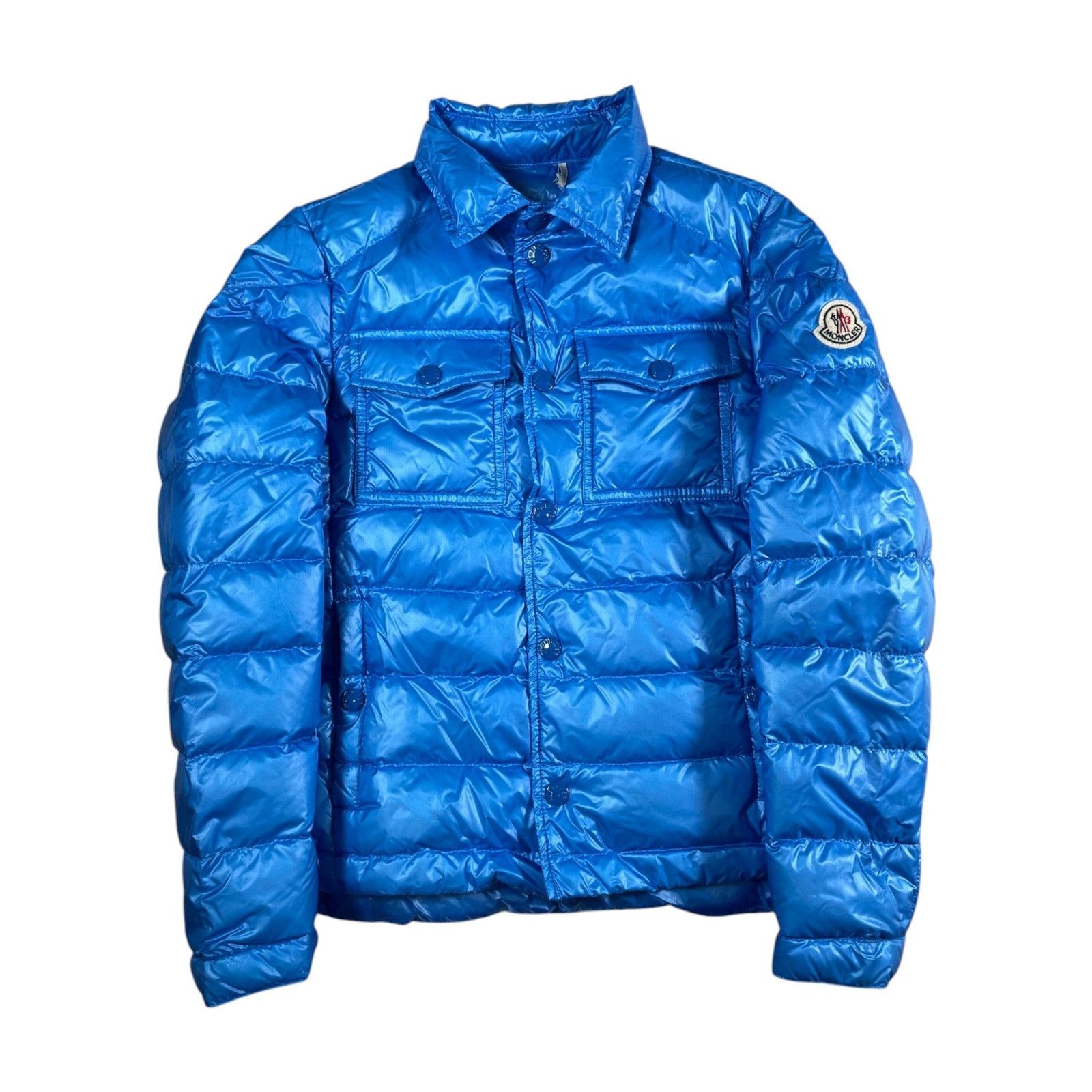 Moncler Moncler Blue Gregoire Giubbotto Jacket Size XXS / US 00 / IT 34 - 1 Thumbnail