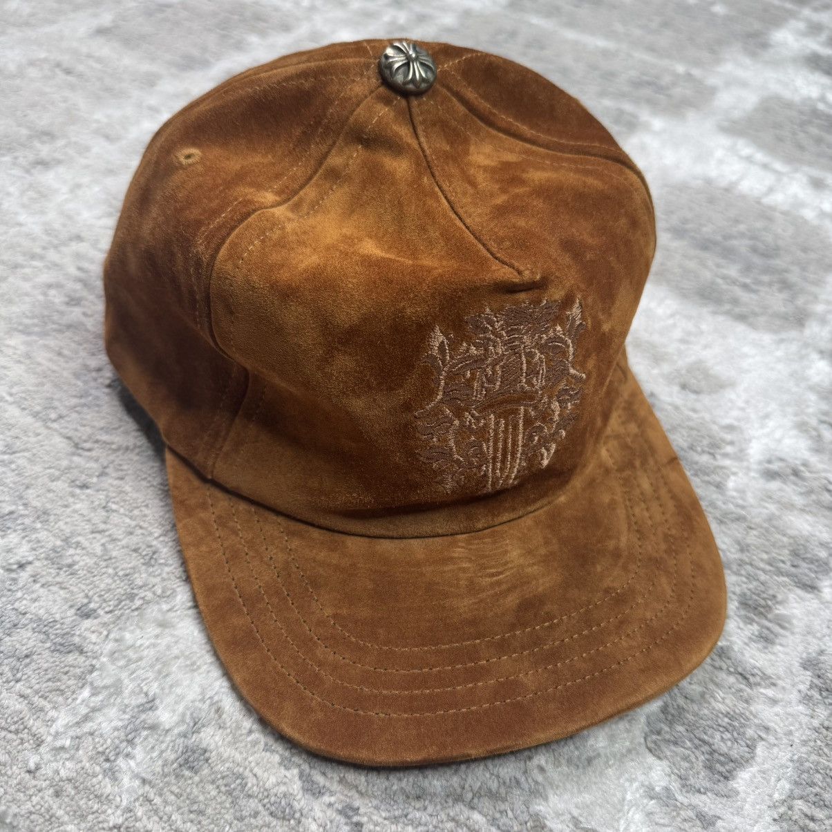 Chrome Hearts Suede dagger leather strap hat Size ONE SIZE - 2 Thumbnail