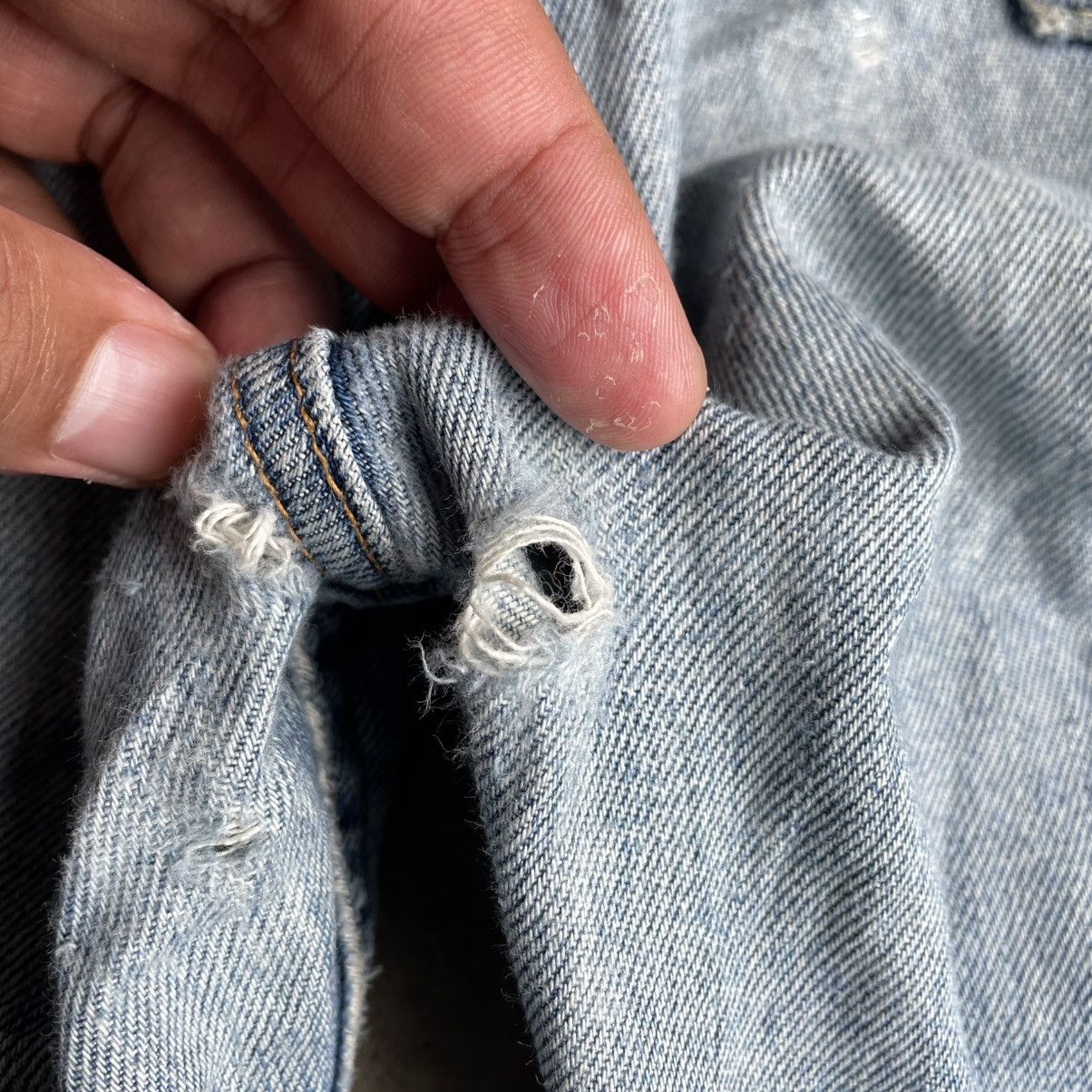 Polo Ralph Lauren × Vintage 🔥Polo Ralph Lauren Stoned Washed Ripped Distress Denim Jeans Size US 32 / EU 48 - 9 Thumbnail