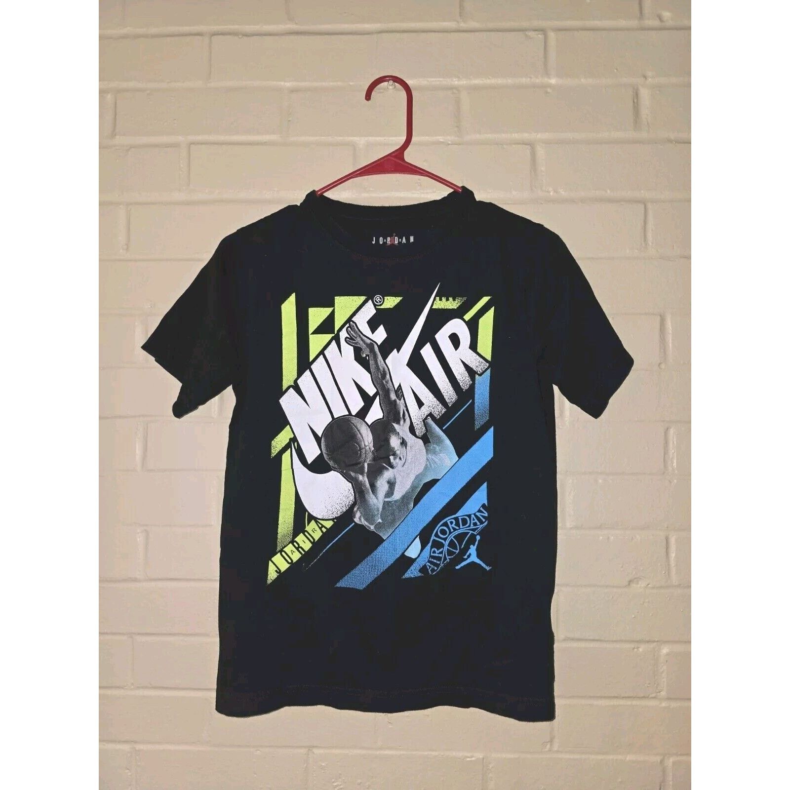 Nike Nike Air Jordan T-Shirt Youth Large Black Sports Basketball Size US L / EU 52-54 / 3 - 1 Thumbnail