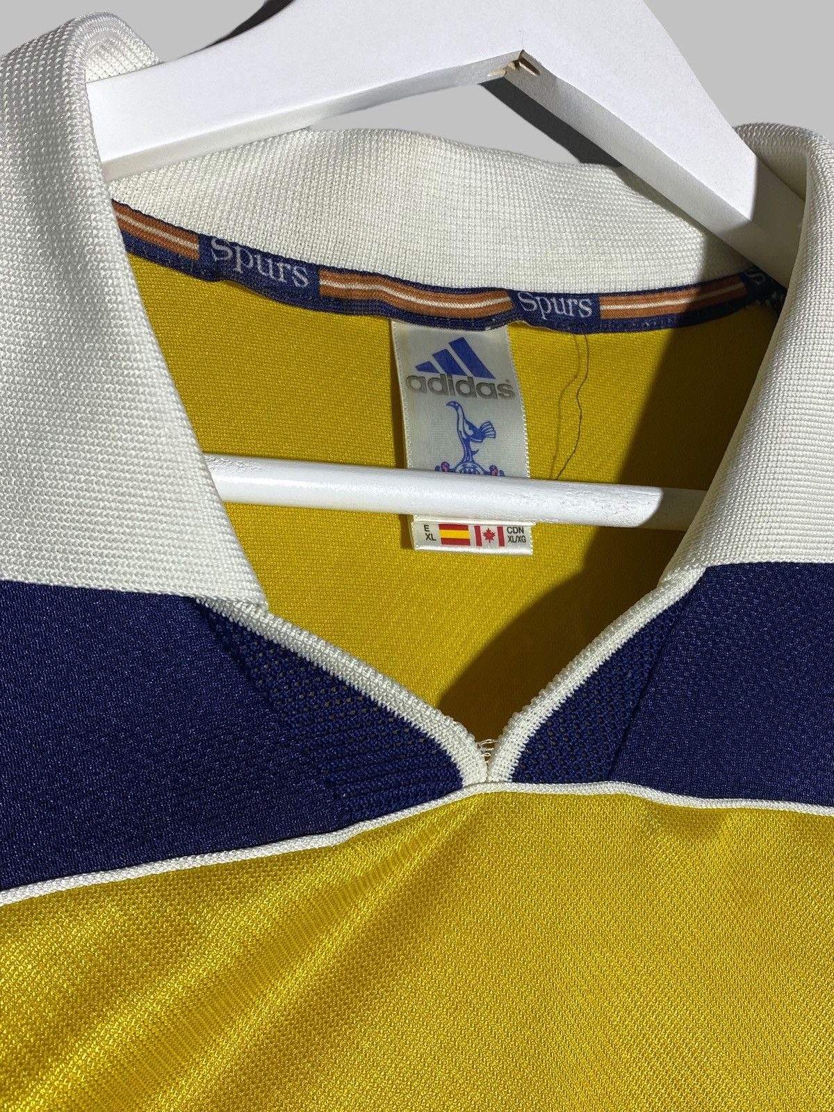 Adidas × Vintage Vintage Tottenham Hotspur 1999/00 Away Football Shirt Size US XXL / EU 58 / 5 - 9 Thumbnail