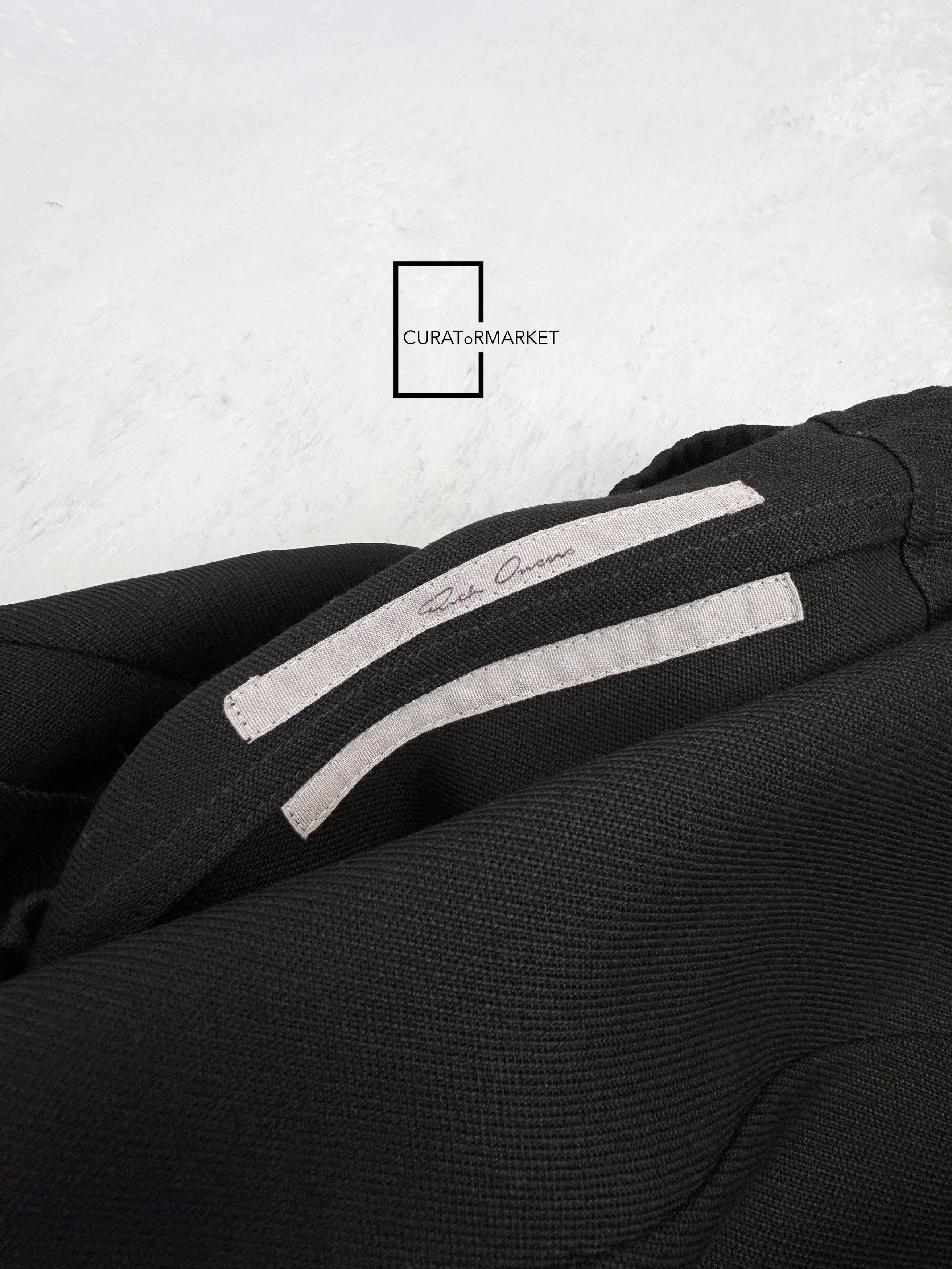 Rick Owens EU52 Runway Drill Wool Drawstring Cargobela Concordians FW25 Size US 36 / EU 52 - 12 Thumbnail