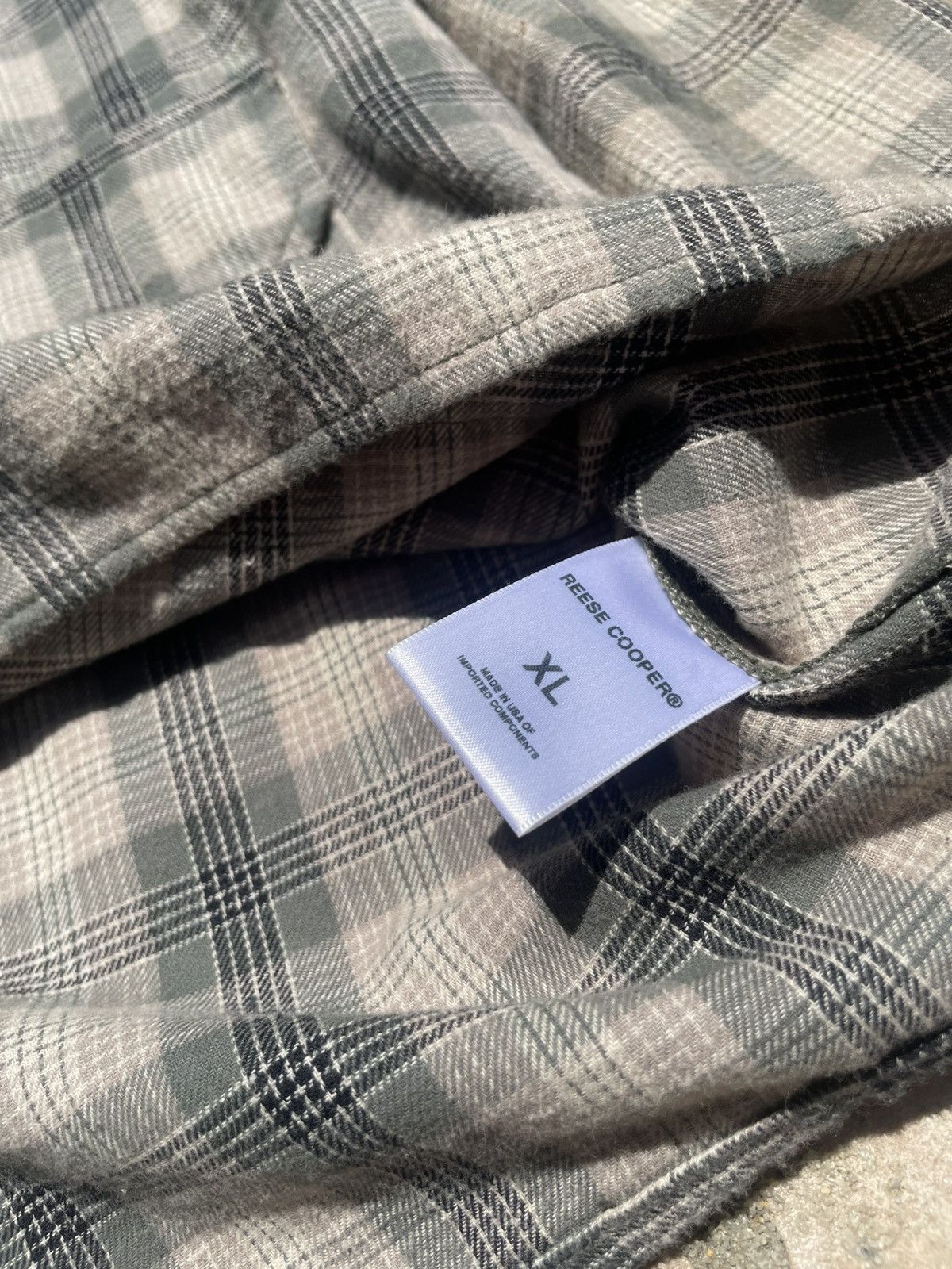 Reese Cooper Cropped Flannel How a Letter Travels Collection Reese Cooper Size US XL / EU 56 / 4 - 7 Thumbnail