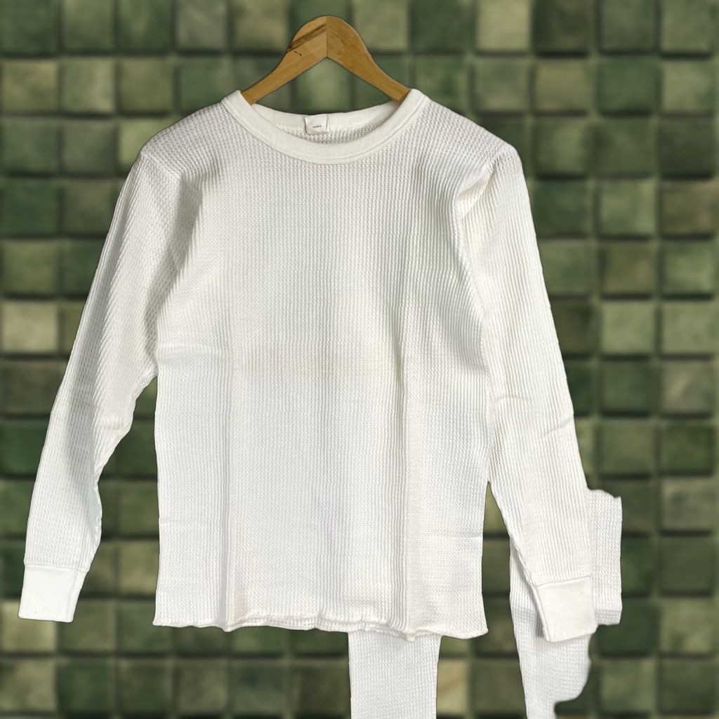 Vintage VINTAGE 1980s Remson White Cotton Blend Ladies Thermal Underwear Shirt M 38-40 USA Womens Size M / US 6-8 / IT 42-44 - 1 Thumbnail