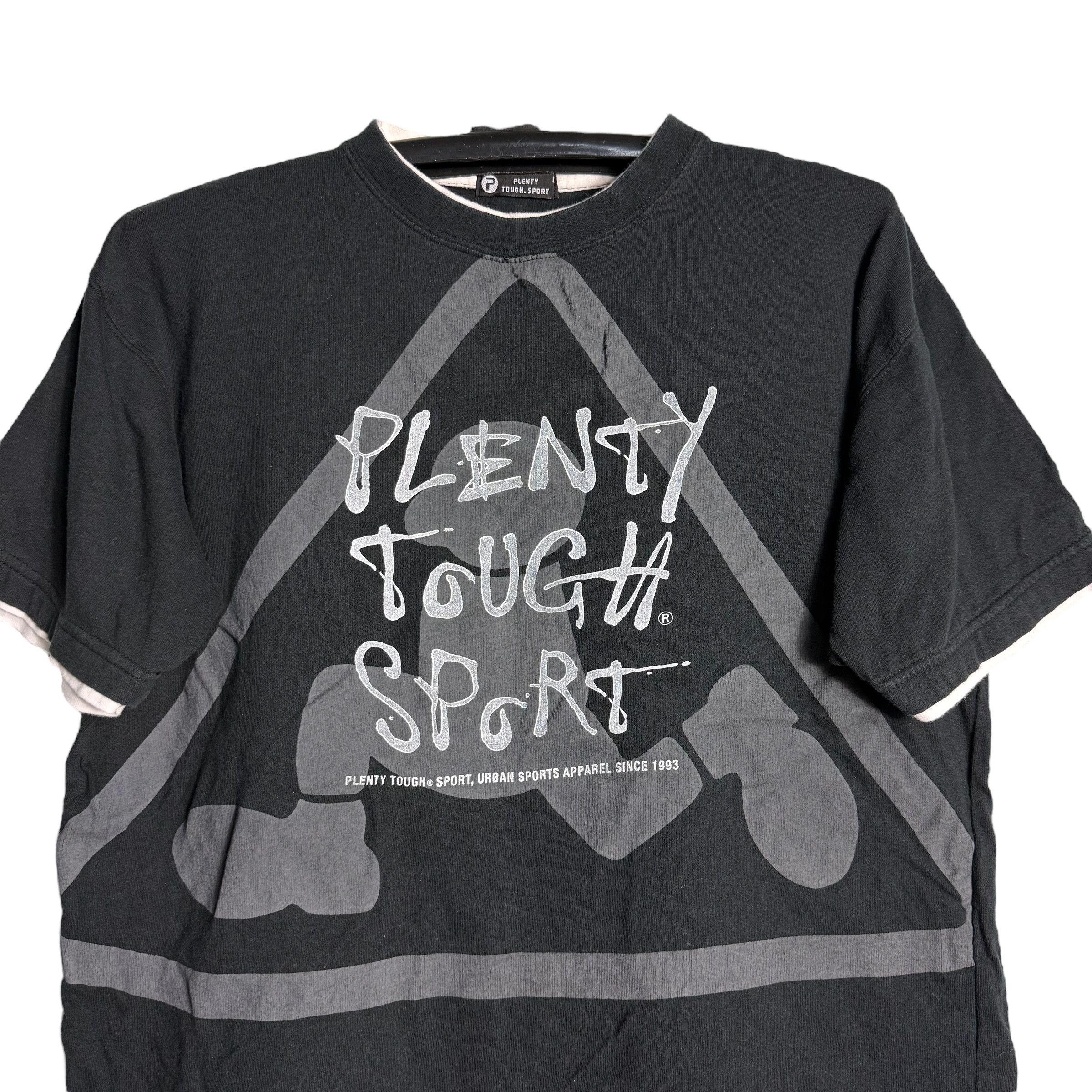 Other 🔥RARE🔥Vintage PTS Plenty Tough Sport Spell Out T-shirt Size US L / EU 52-54 / 3 - 2 Thumbnail