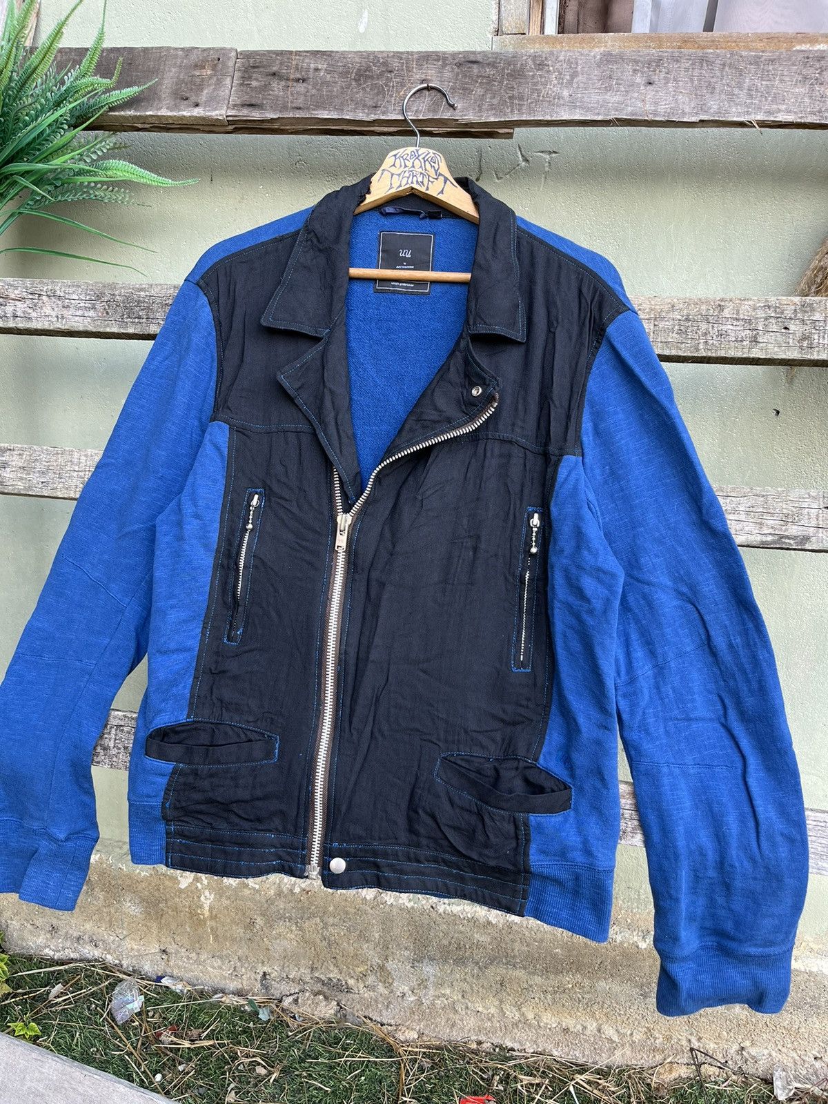 Jun Takahashi × Undercover × Uniqlo ⚡️Undercover Jun Takahashi Uniqlo Punk Jacket 🇯🇵 Size US L / EU 52-54 / 3 - 1 Thumbnail
