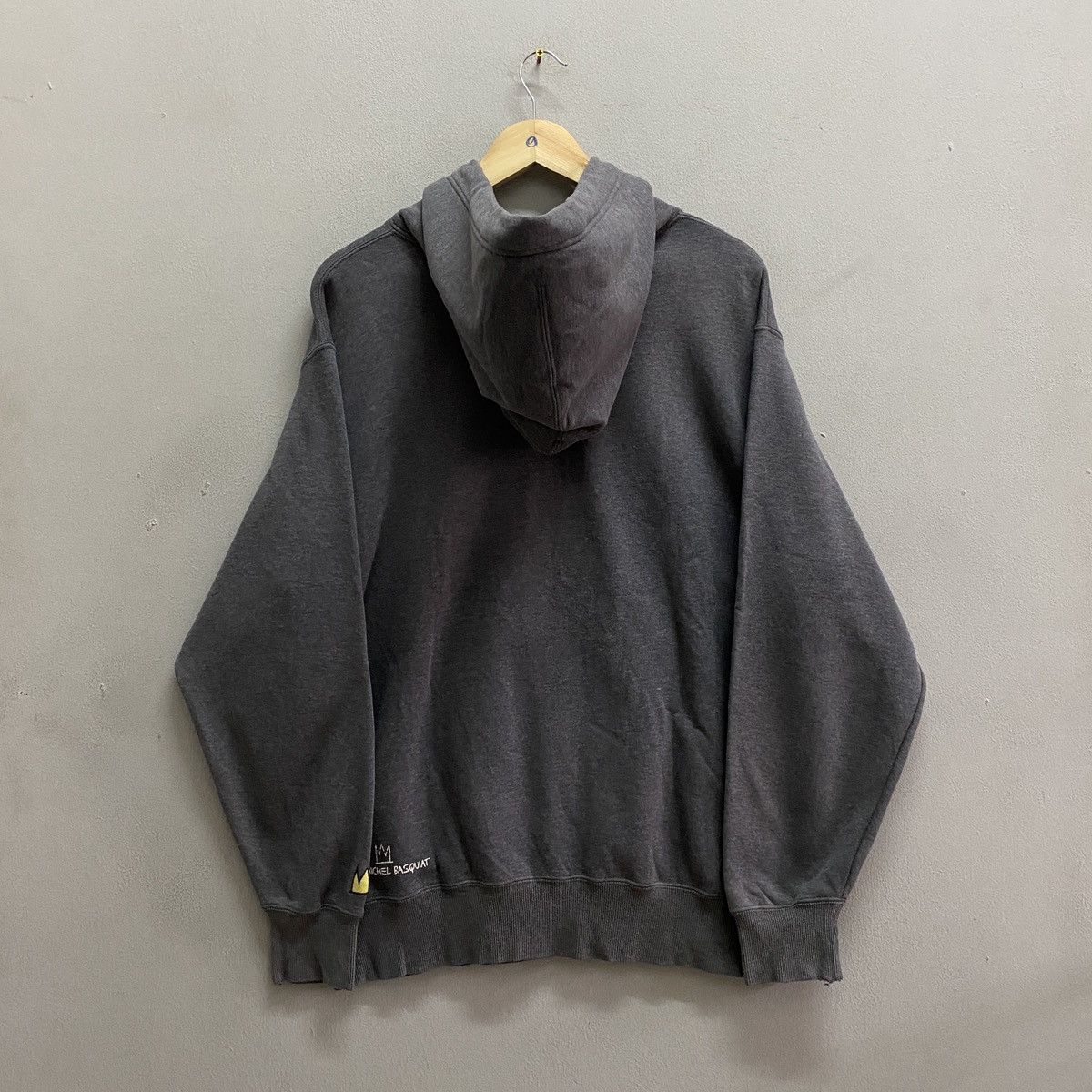 Uniqlo Vintage Jean Michel Basquiat Embroidered Zipper Hoodie Size US S / EU 44-46 / 1 - 5 Thumbnail