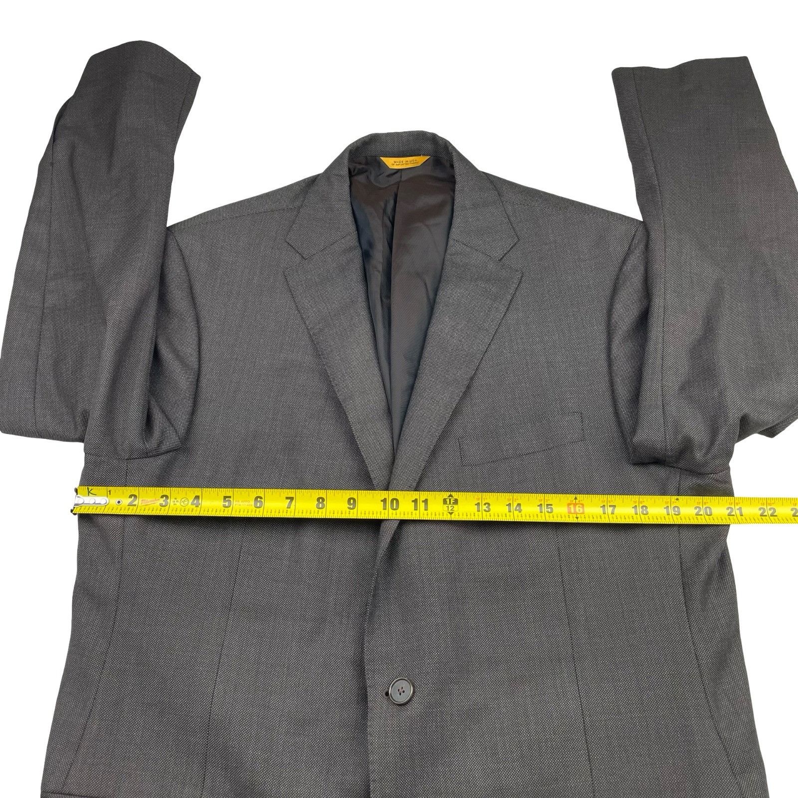 Hickey Freeman Hickey Freeman x Maus Hoffman Men’s Suit Brown Birdseye • US Size 44L - 10 Thumbnail