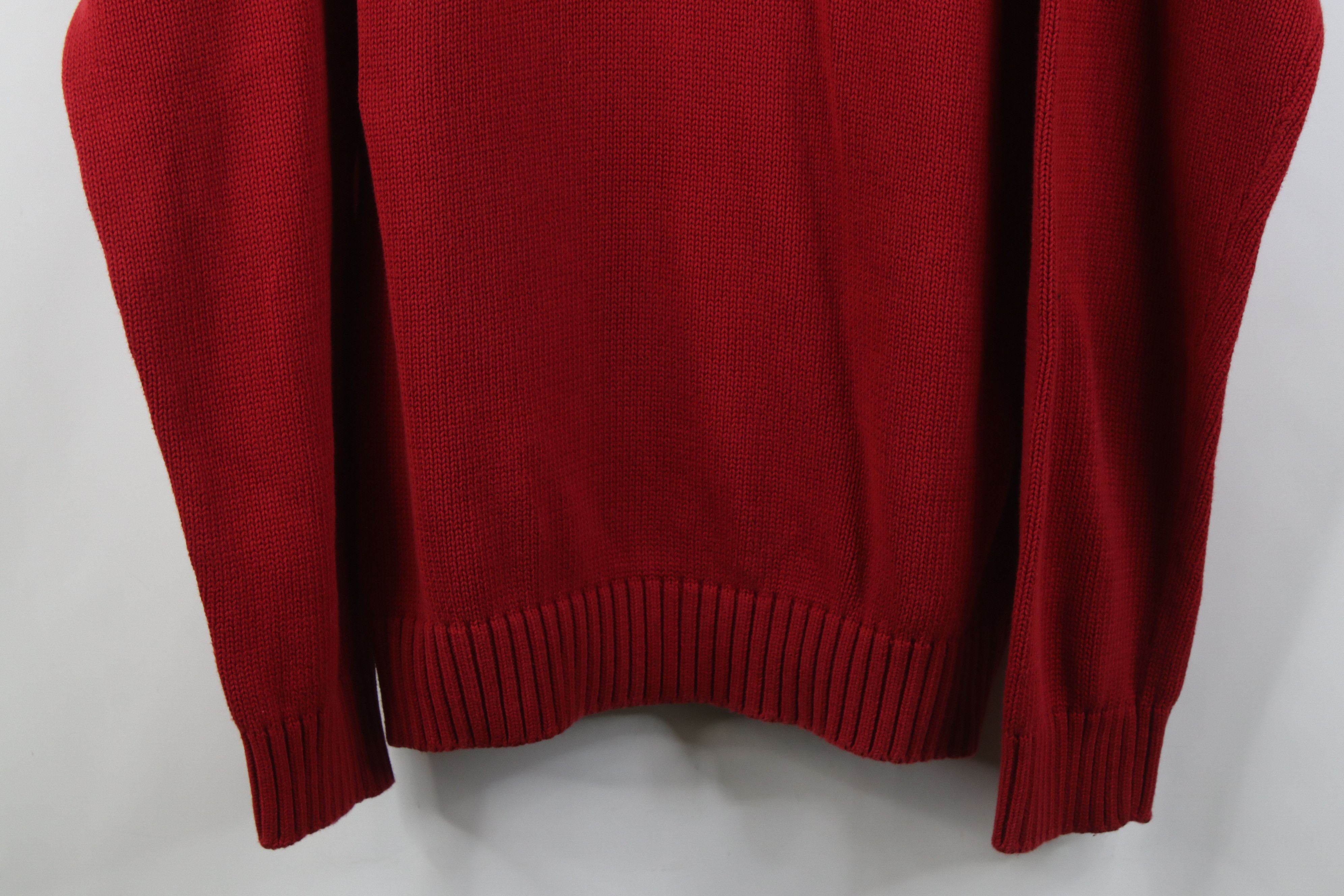 Tommy Hilfiger Vintage 90s Tommy Hilfiger Cotton Knit Crewneck Sweater Size US XL / EU 56 / 4 - 3 Thumbnail