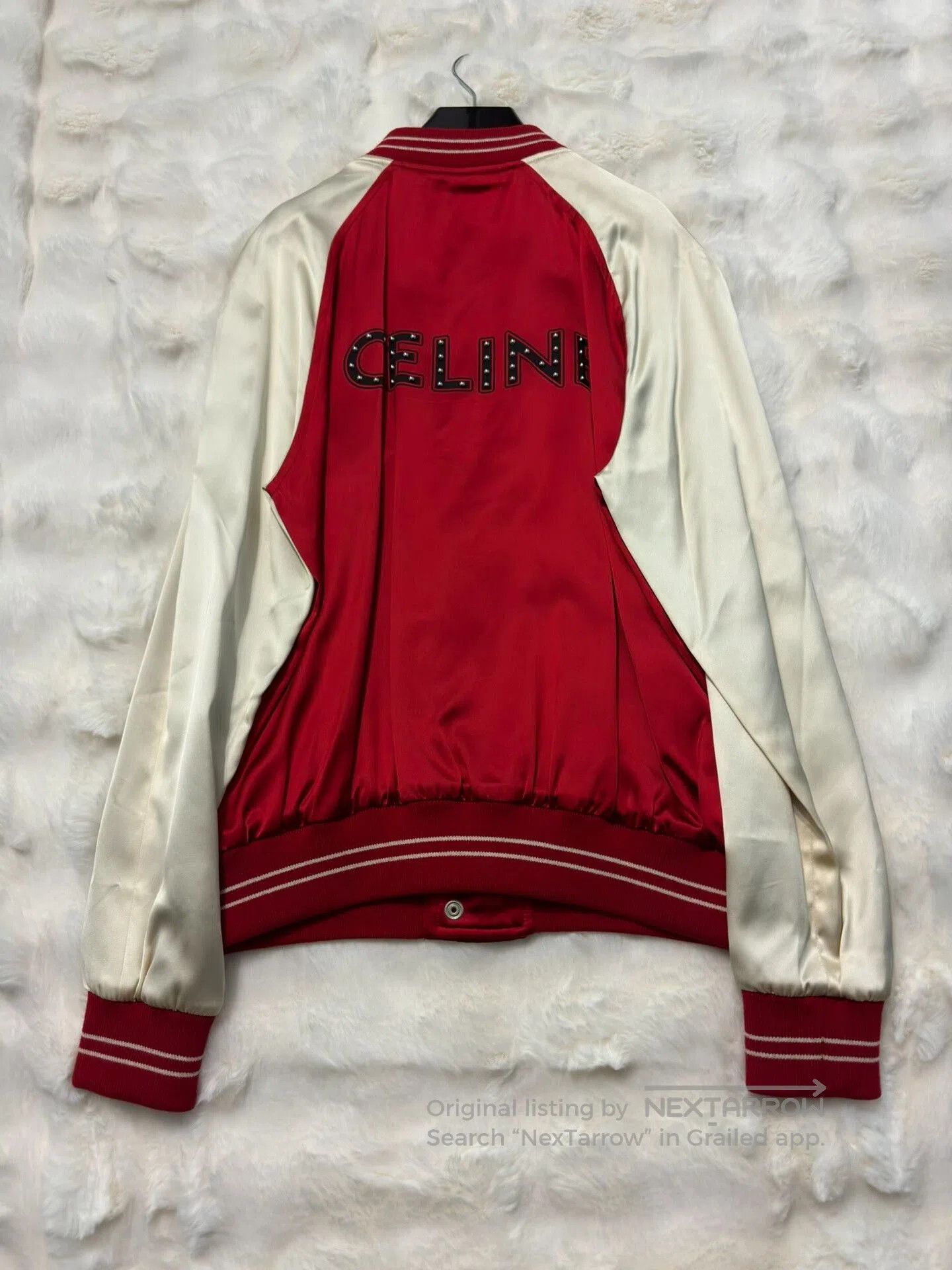 Celine Celine Classic Satin Baseball Jacket. Size US L / EU 52-54 / 3 - 1 Thumbnail