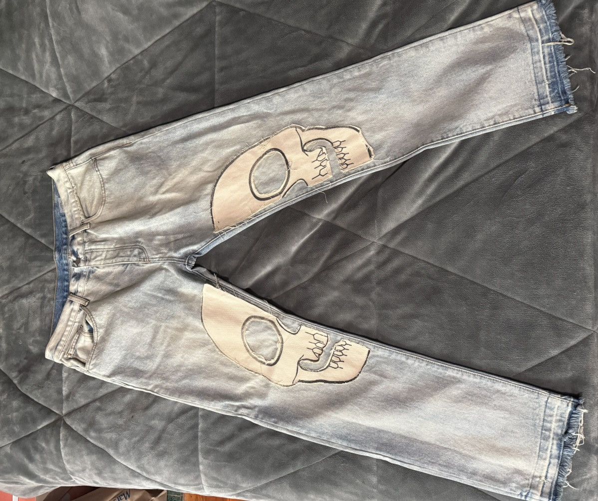 MNML D181 Denim - Blue/White Skull Size US 38 / EU 54 - 1 Thumbnail
