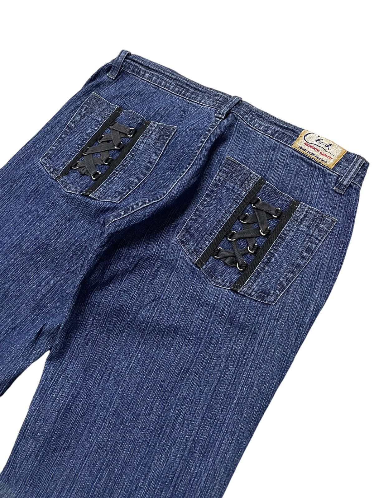 Other Clash Jeans Archive Bondage Junya Style Flare Denim Size US 33 - 12 Thumbnail