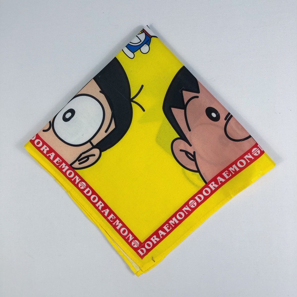 Anime Rare Vintage Doraemon Japan Handkerchief Bandana Size ONE SIZE - 6 Thumbnail