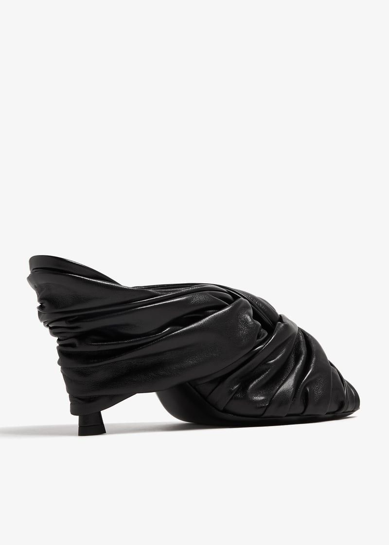 Givenchy o1w1db10525 Twist Mules in Black Size US 7 / IT 37 - 3 Thumbnail