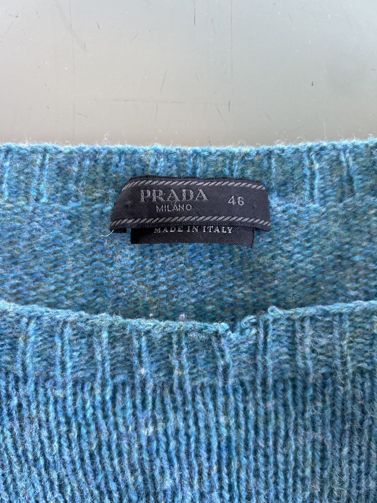 Prada Prada turquoise wool sweater Size US S / EU 44-46 / 1 - 5 Thumbnail