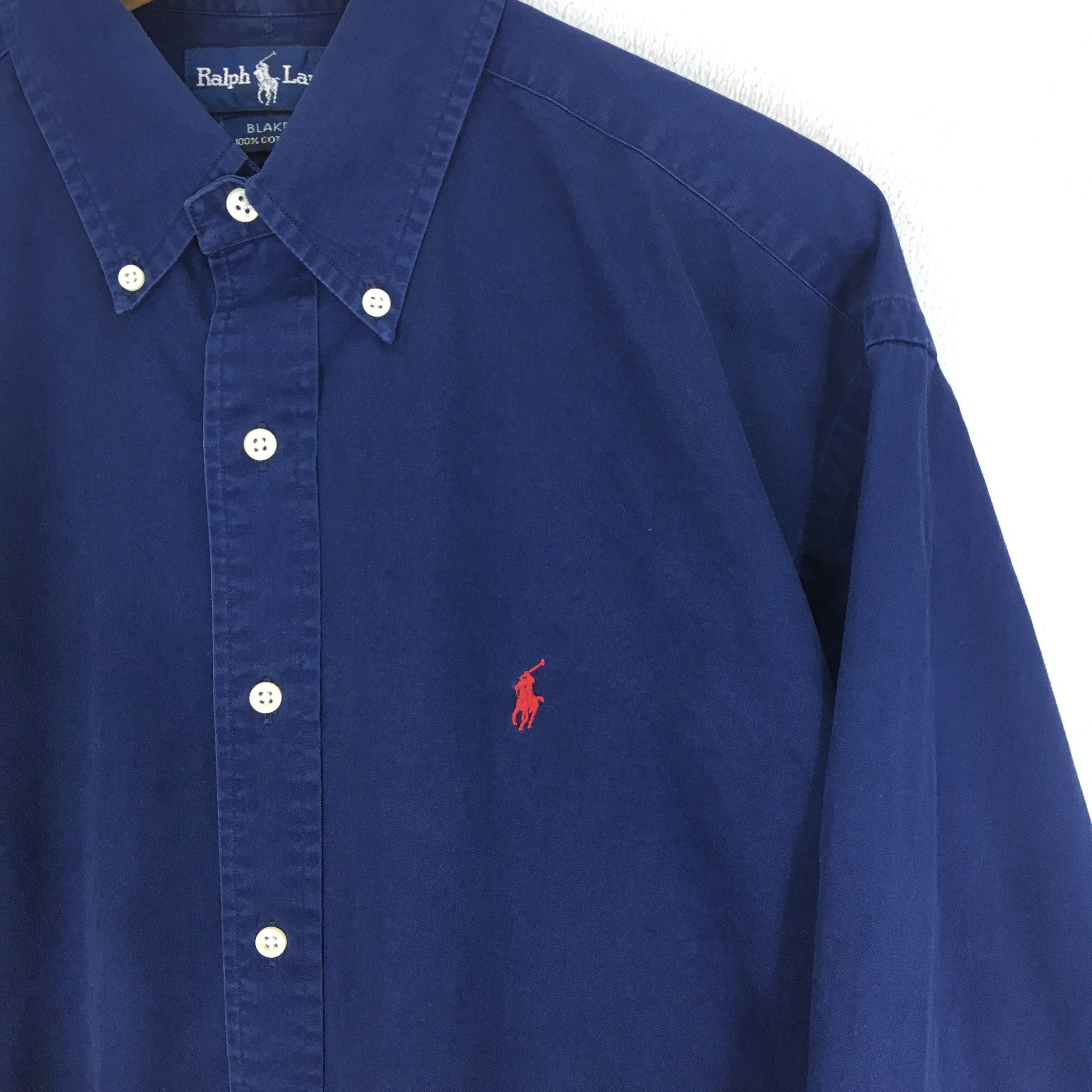 Ralph Lauren Polo Ralph Lauren Navy Blue Casual Shirt Size US XL / EU 56 / 4 - 4 Thumbnail