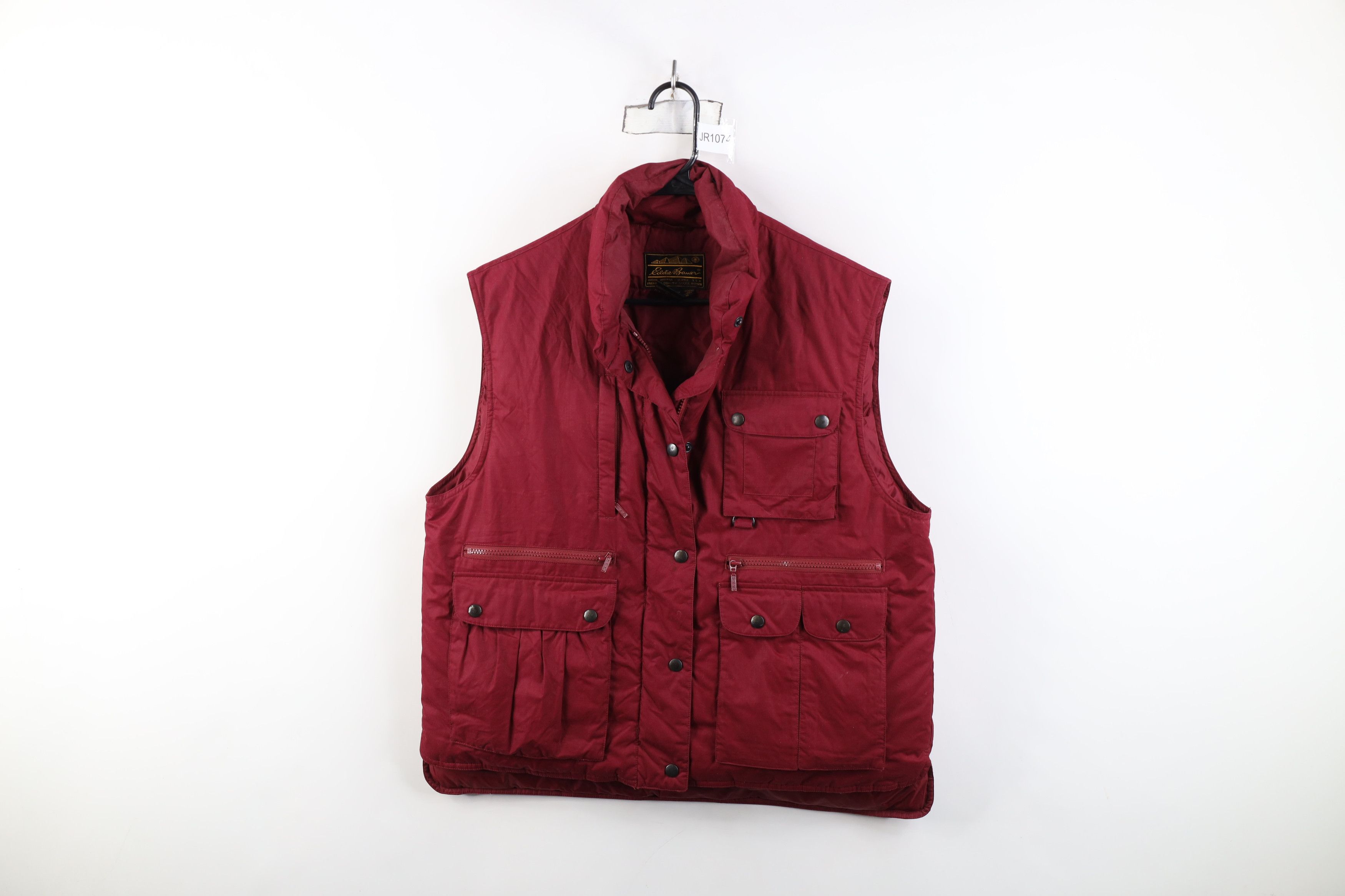 Eddie Bauer Vintage 90s Eddie Bauer Duck Down Puffer Vest Jacket Red Size M / US 6-8 / IT 42-44 - 1 Thumbnail
