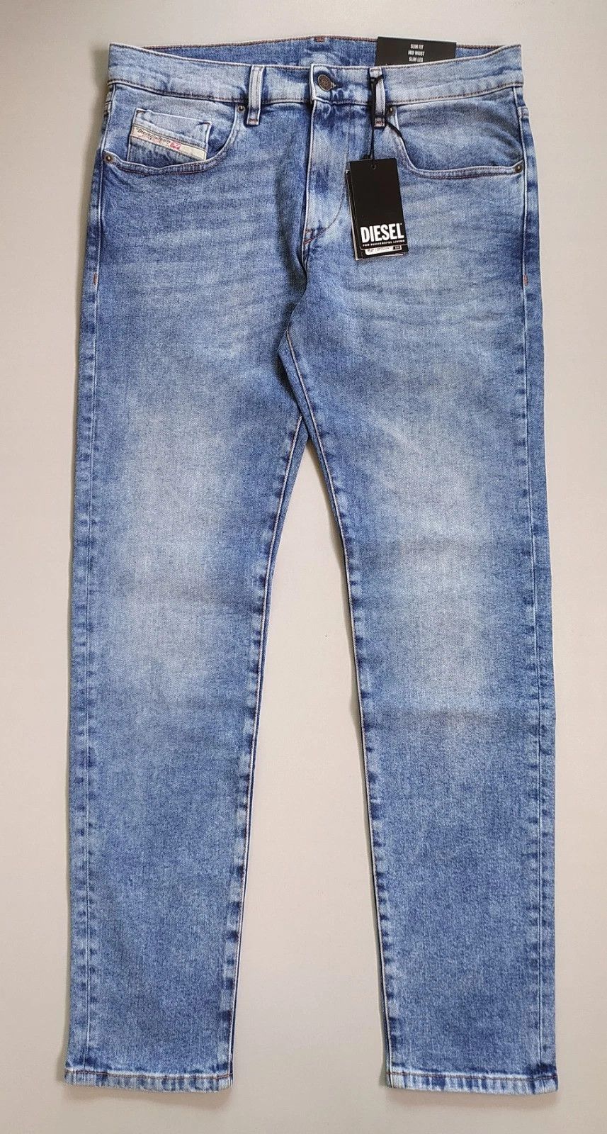 Diesel Diesel 2019 D-STRUKT-R L.32 MENS JEANS T/9666 Size US 32 / EU 48 - 2 Thumbnail