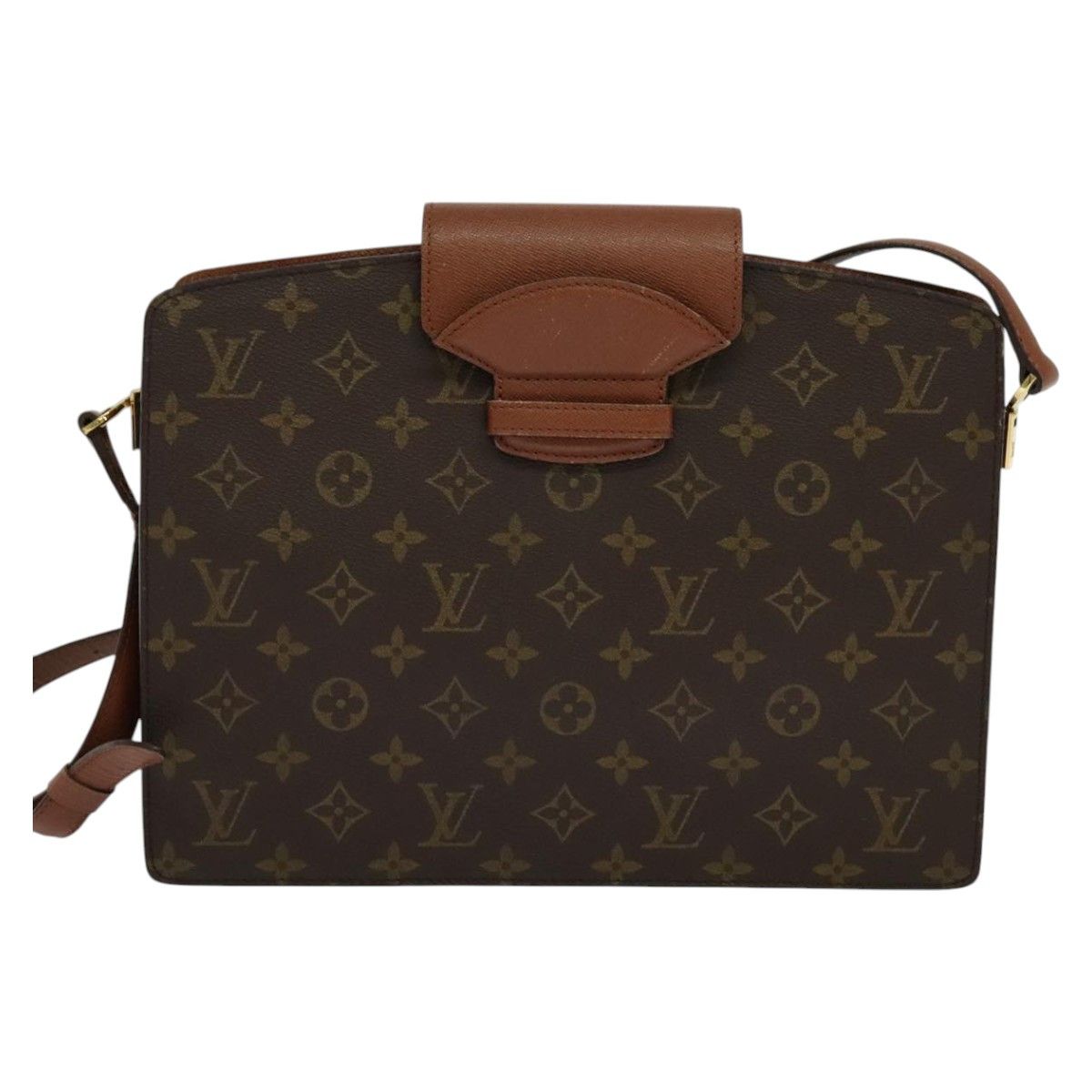 Louis Vuitton Courcelle Brown Canvas Shoulder Bag (Pre-Owned) Size ONE SIZE - 1 Thumbnail