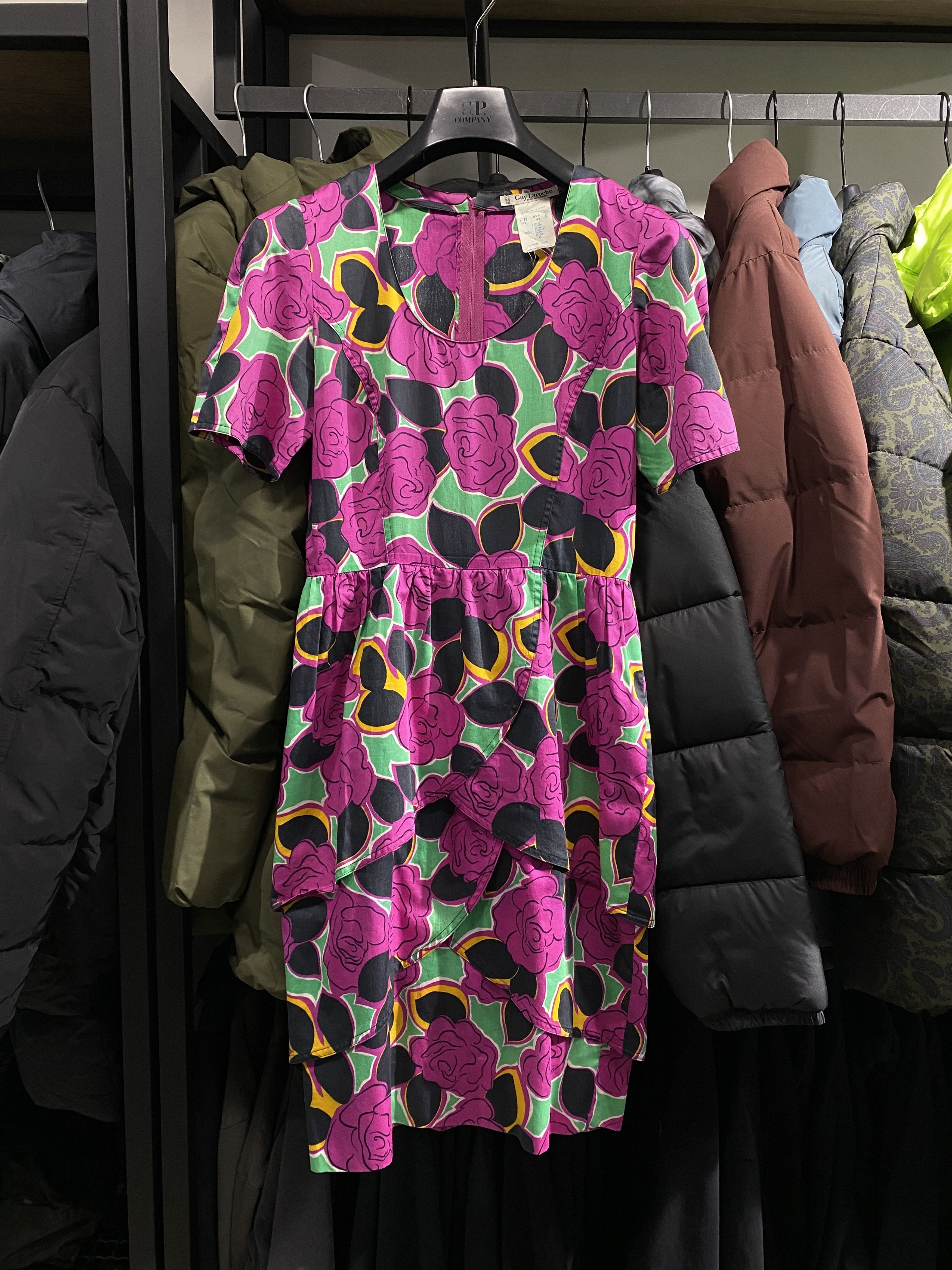 Guy Laroche Vintage Guy Laroche 1980s Mid-length dress floral pattern Size M / US 6-8 / IT 42-44 - 1 Thumbnail
