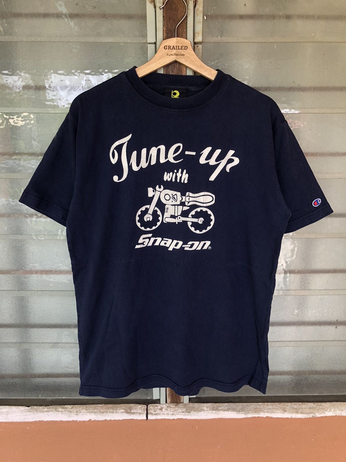 Vintage Tune Up with Snap On Champion Shirt Tee