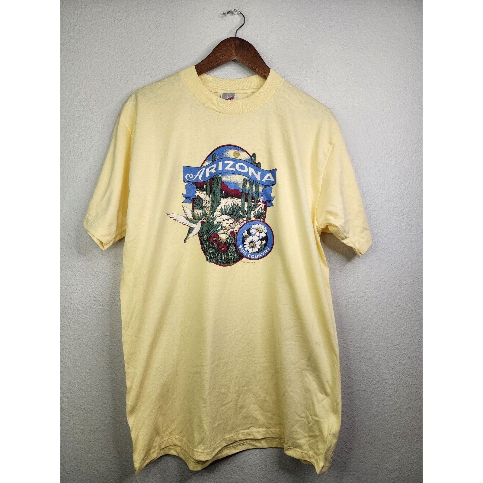 Jerzees Vintage Arizona Sun County Shirt Tee Nature VTG 1990s 90s L Size US L / EU 52-54 / 3 - 1 Thumbnail