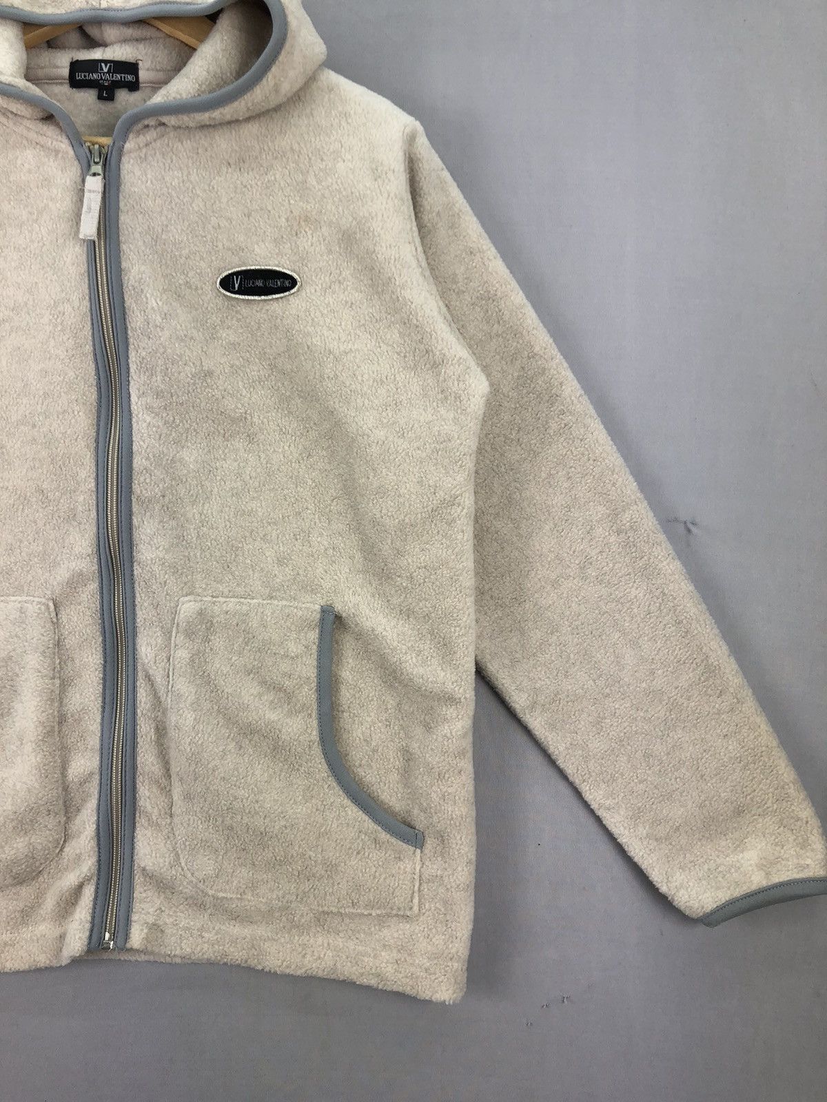 Vintage Luciano Valentino Fleece Jacket Size US M / EU 48-50 / 2 - 3 Thumbnail