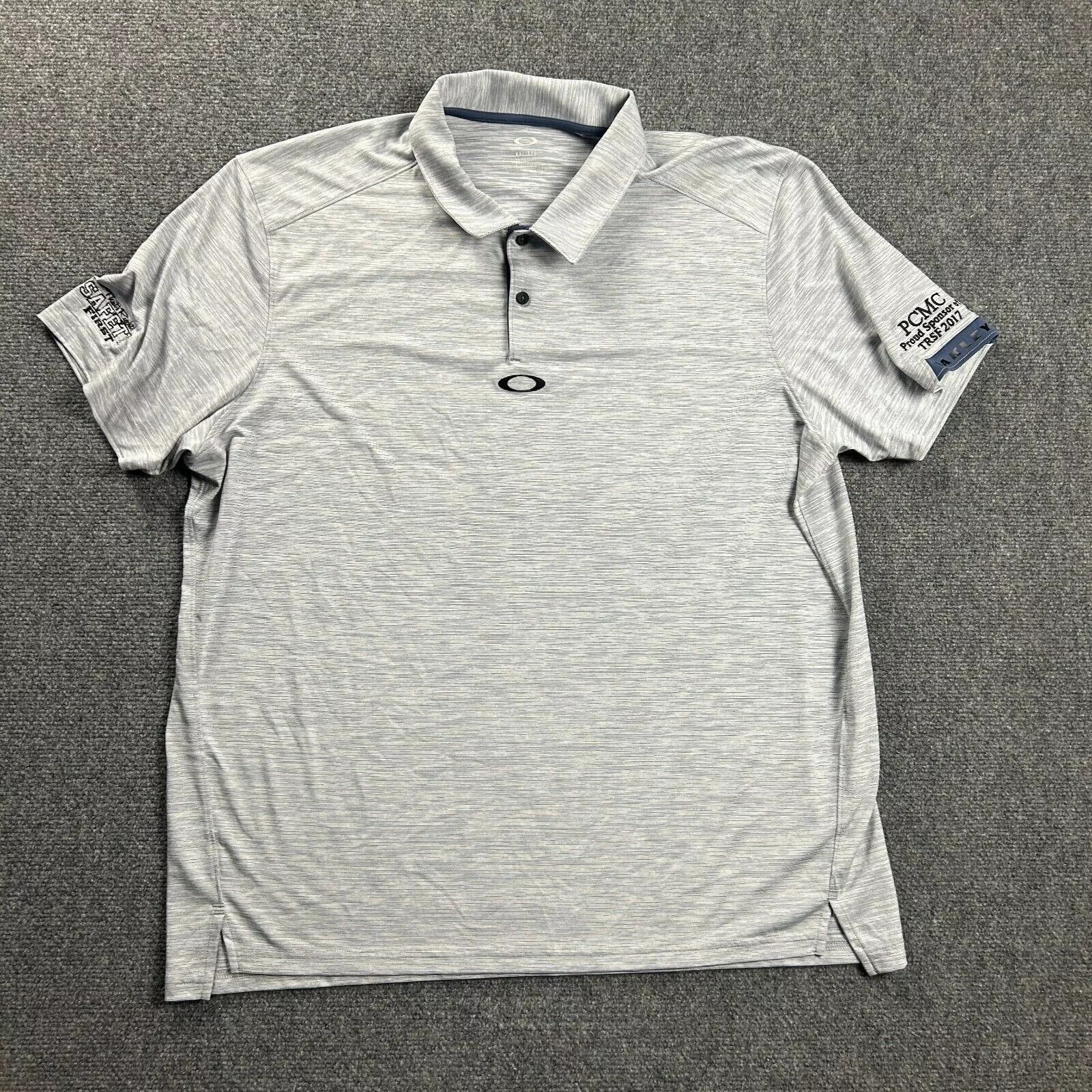 Oakley Oakley Polo Shirt Mens XXL Gray Tailored Fit 2XL Golf Size US XXL / EU 58 / 5 - 1 Thumbnail
