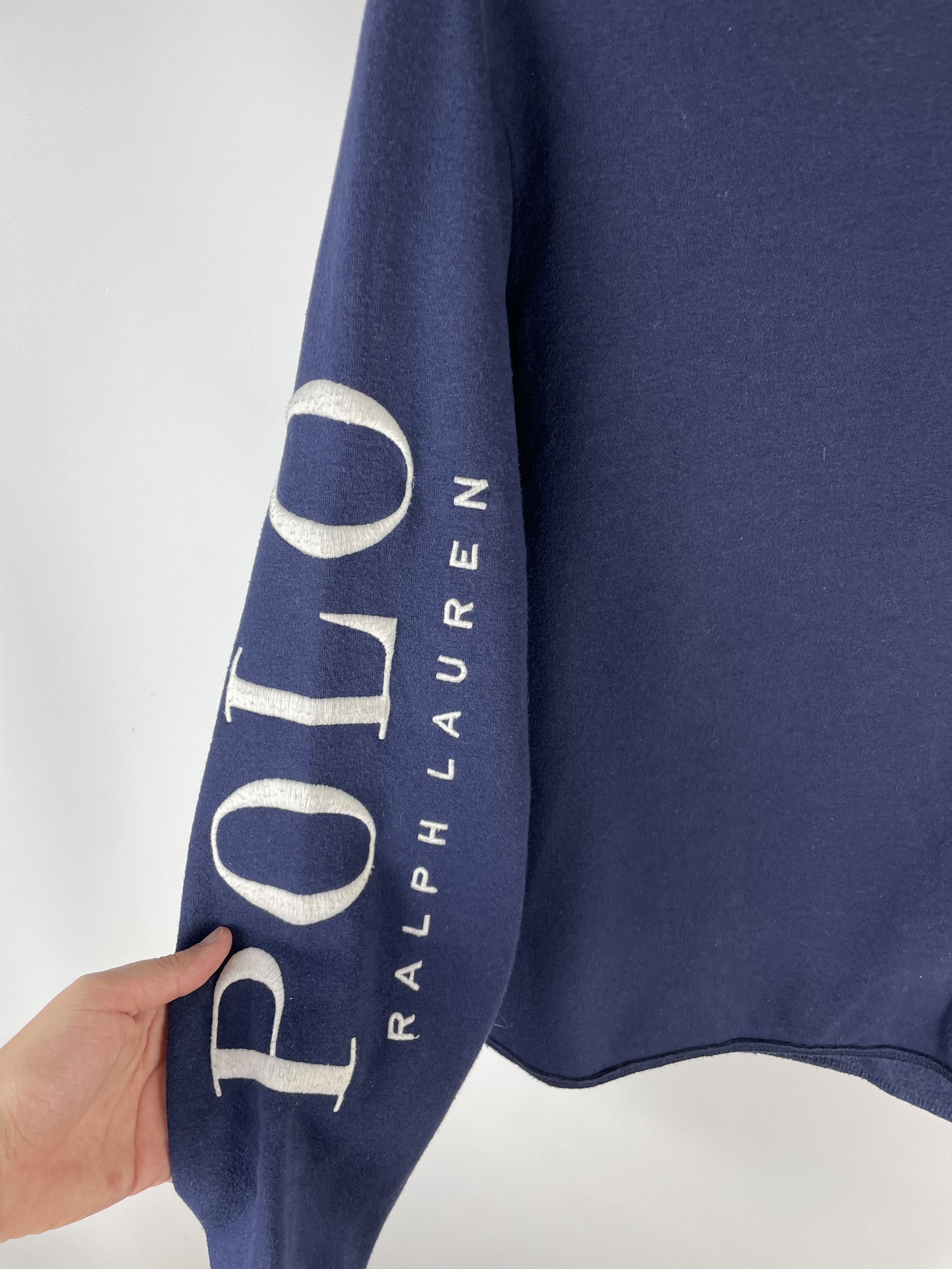Polo Ralph Lauren × Vintage Vintage Polo Ralph Lauren Sweat Sweatshirts Size L / US 10 / IT 46 - 5 Thumbnail