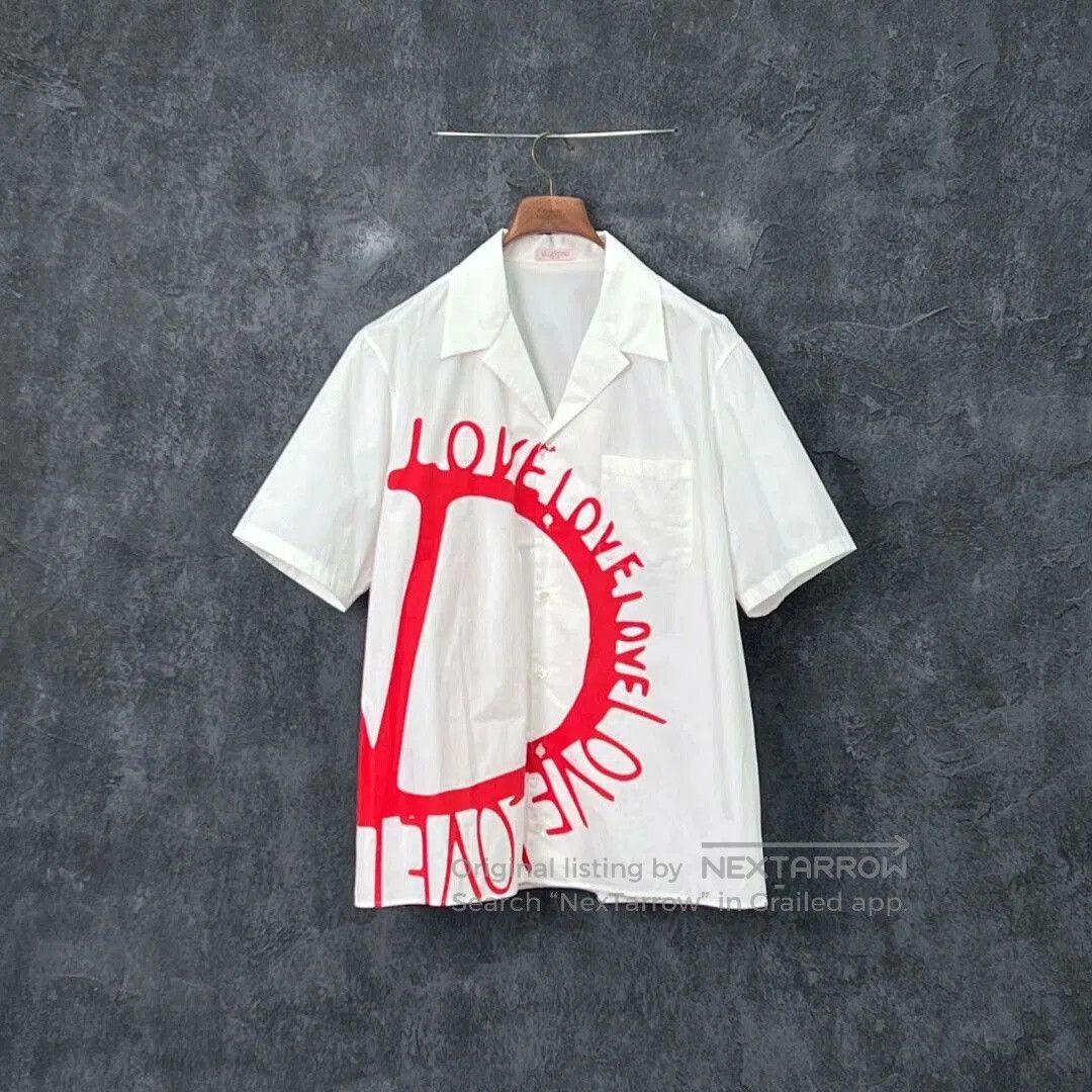 Valentino Valentino Printed Cotton Short Sleeve Shirt. Size US S / EU 44-46 / 1 - 1 Thumbnail