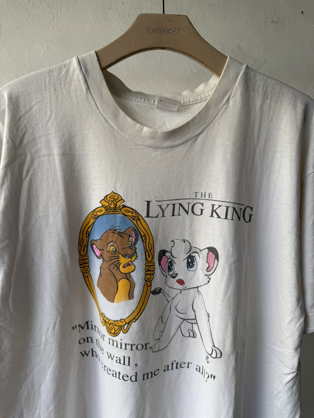 Cartoon Network Sick🔥🥵 90s The Lying King Humor Parody Shirt Size US XL / EU 56 / 4 - 2 Thumbnail