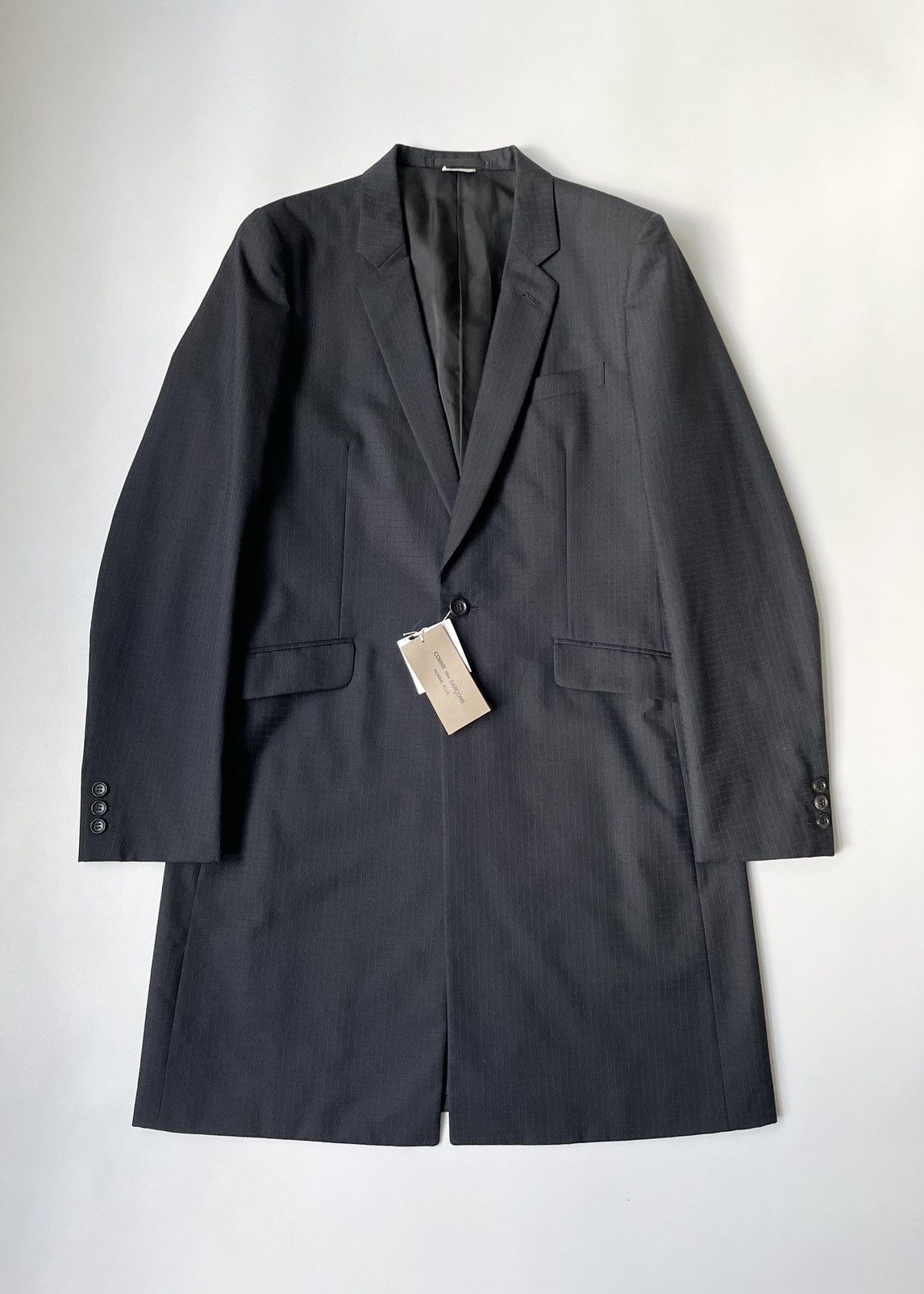 Comme des Garcons A/W 06 Grid Check Wool Overcoat Size US M / EU 48-50 / 2 - 1 Thumbnail