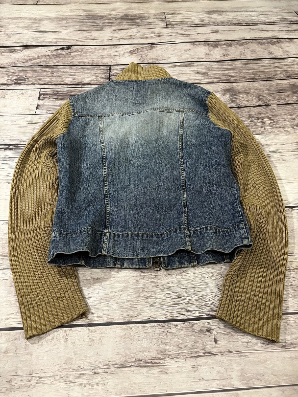 Hysteric Glamour × If Six Was Nine VTG Streetwear Yohji Yamamoto Style Denim Sweater Jacket 90s Size US S / EU 44-46 / 1 - 4 Thumbnail