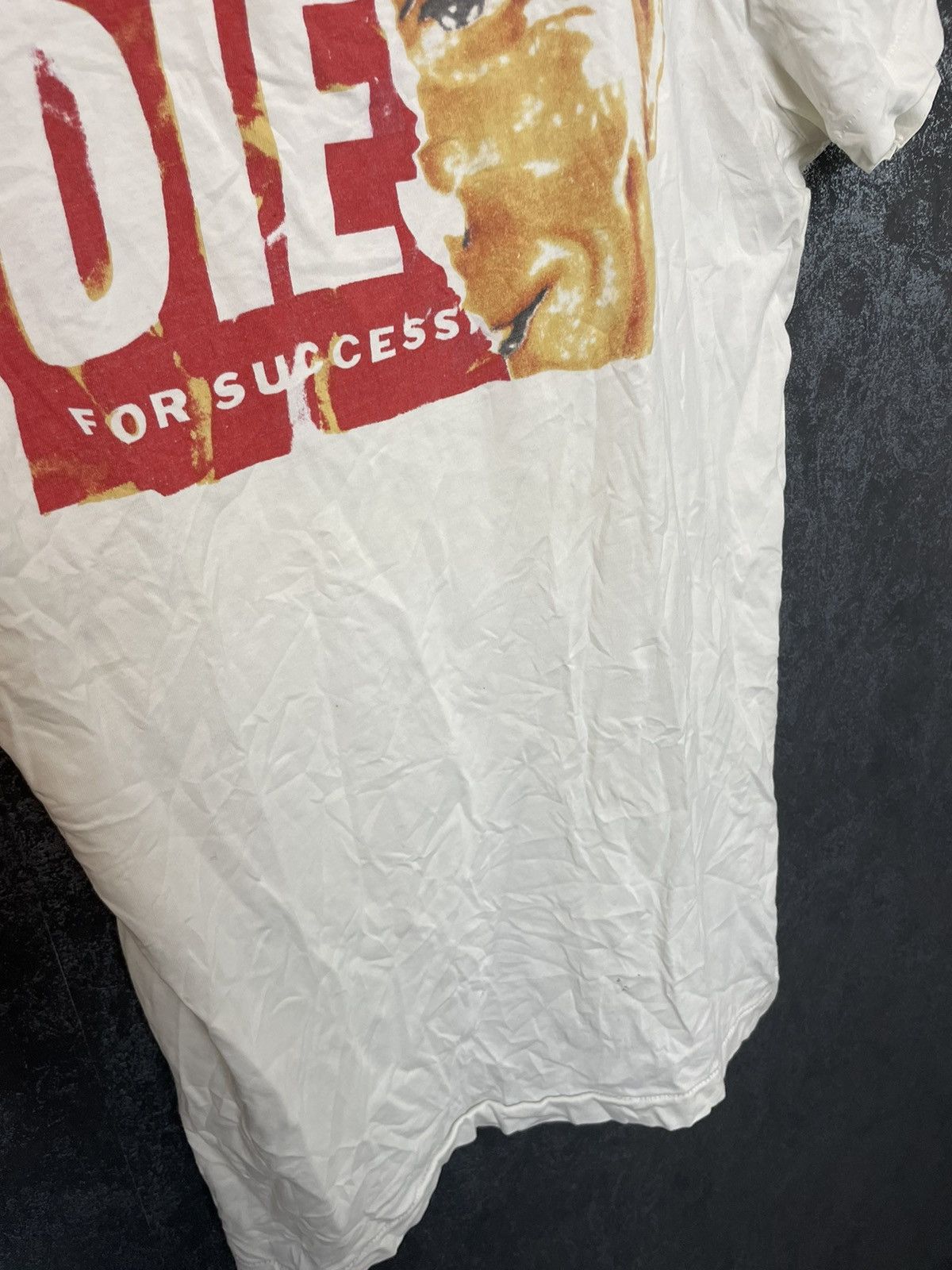 Diesel Diesel Die For Success T-Shirt Short Sleeve Men Size L White Size US L / EU 52-54 / 3 - 5 Thumbnail
