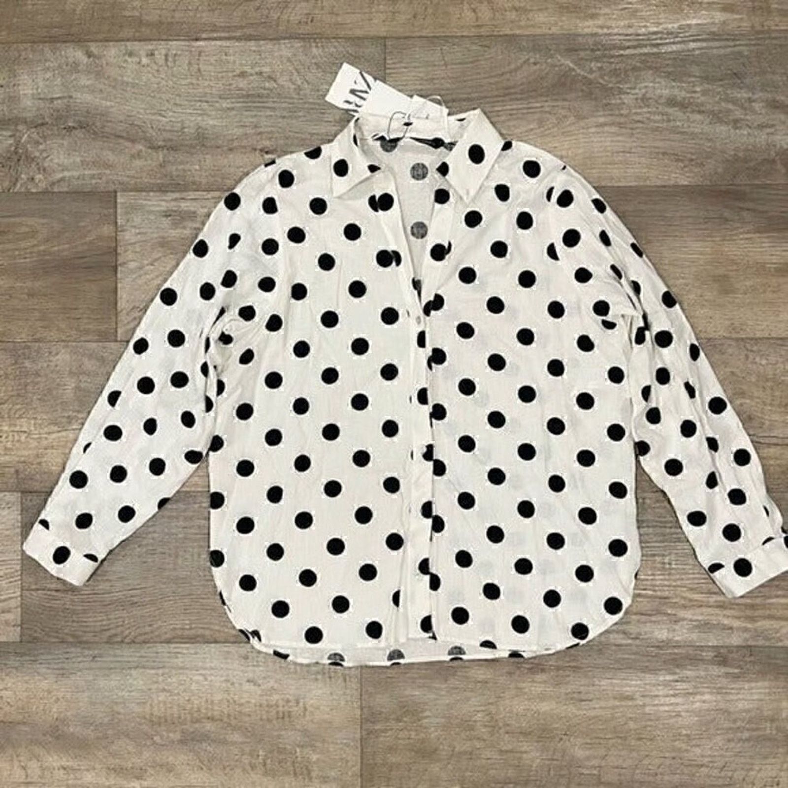 Zara ZARA Oversized Printed Blouse NWT Size S / US 4 / IT 40 - 12 Thumbnail