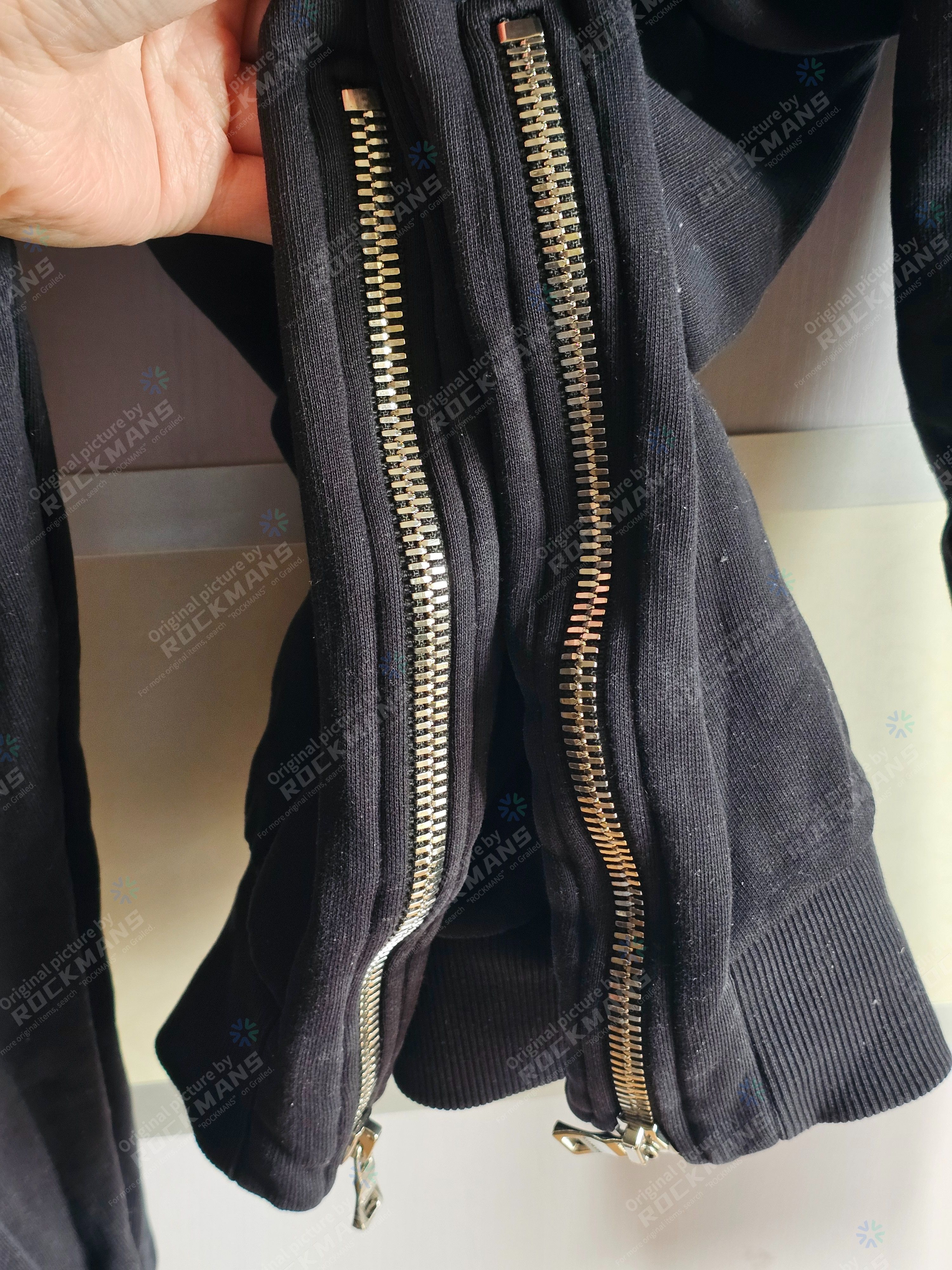 Balmain Balmain Men's Black hoodie Sweatshirts with logo Size M Size US M / EU 48-50 / 2 - 8 Thumbnail