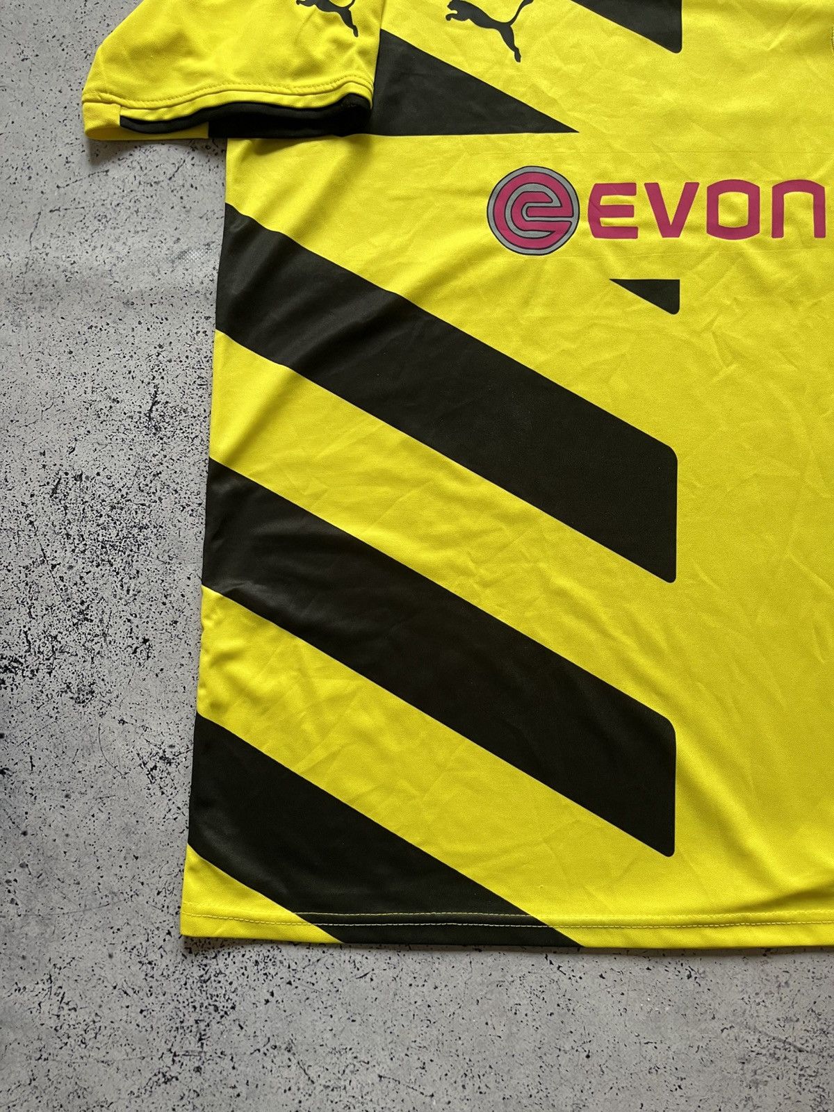 Puma × Vintage 2014 Puma Borussia Dortmund BVB Immobile Home Soccer Jersey Size US XXL / EU 58 / 5 - 4 Thumbnail