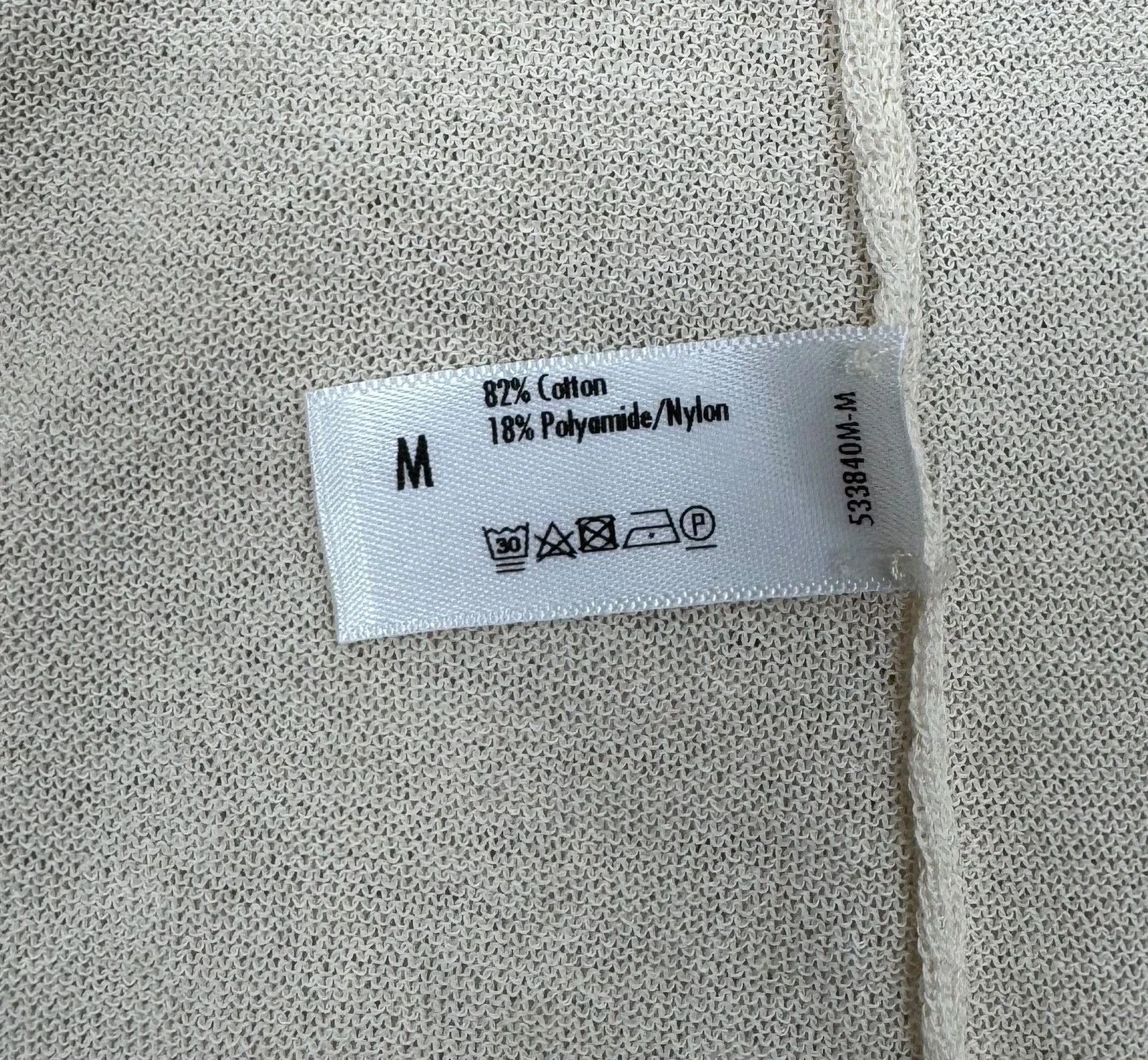 Wolford Wolford Ruffle Cardigan Cream Cotton Polyamide size M Size M / US 6-8 / IT 42-44 - 14 Thumbnail