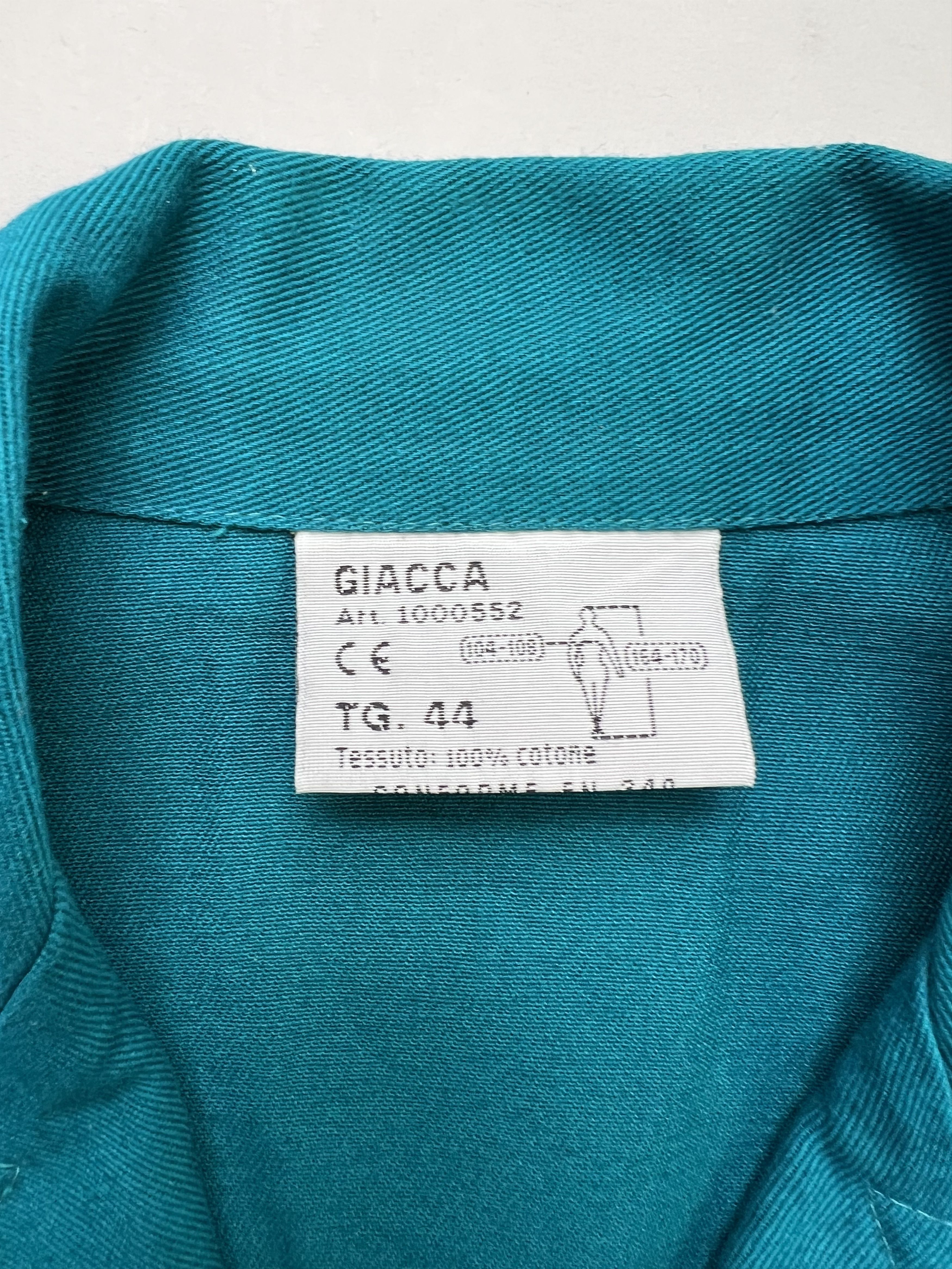 Vintage French Work Jacket Bleu De Travail Green Size US M / EU 48-50 / 2 - 3 Thumbnail